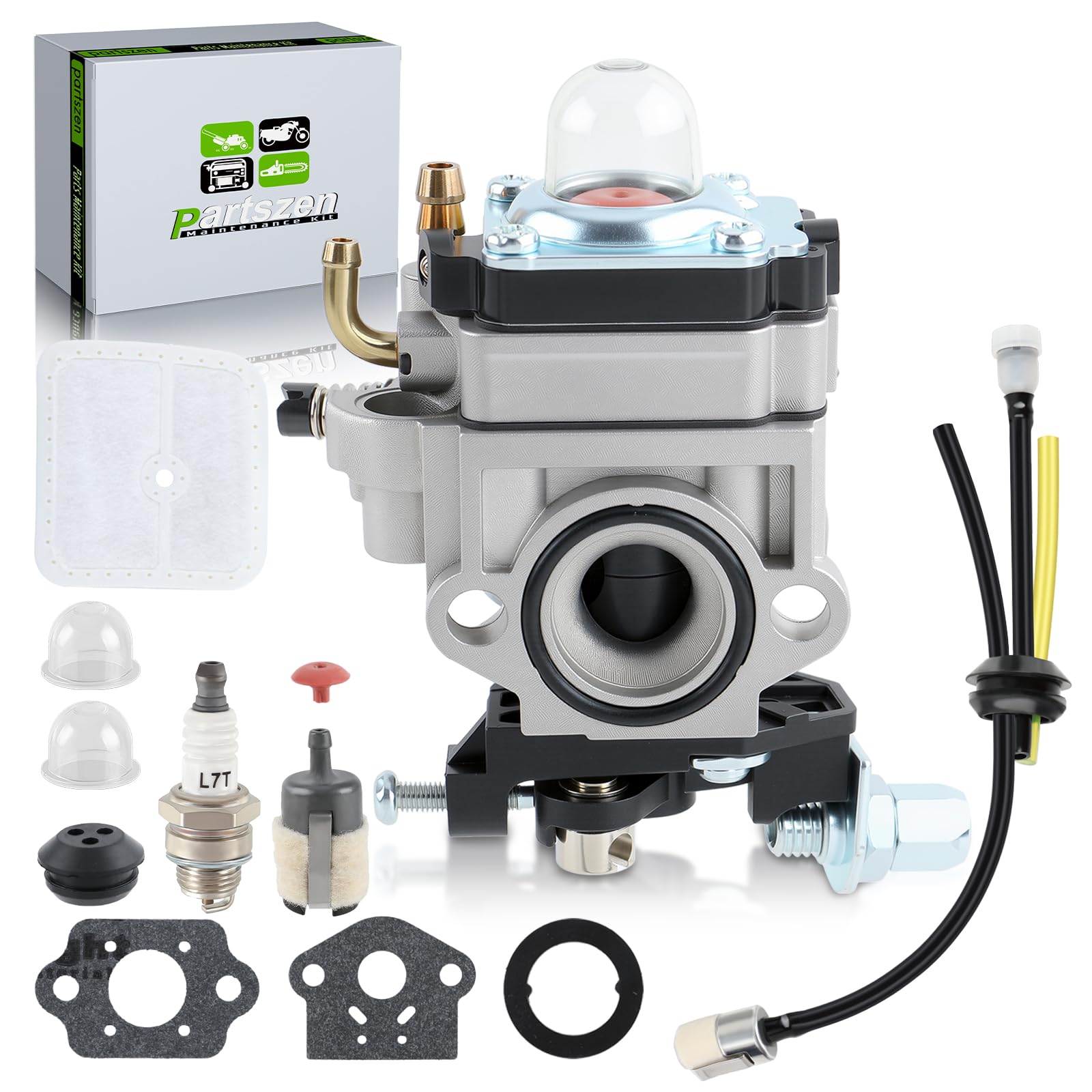 Shindaiwa T242X Echo PAS-260 PB-260L Carburetor Kit - Compatible with WYK-186 T242 Backpack Blower, SRM260 SRM261 SHC261 PAS-261 PE-260 PE-261 PPT-260 String Trimmer - Perfect for Lawn Maintenance & Landscaping Equipment Repair