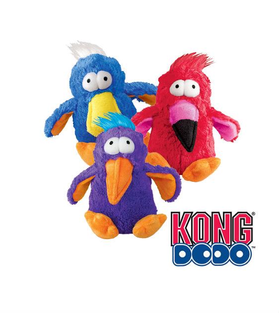 Kong DODO Birds Dog Toy - Durable Chew Toy for Small & Medium Dogs - Interactive Fetch & Tug-of-War Play - Perfect for Indoor & Outdoor Fun