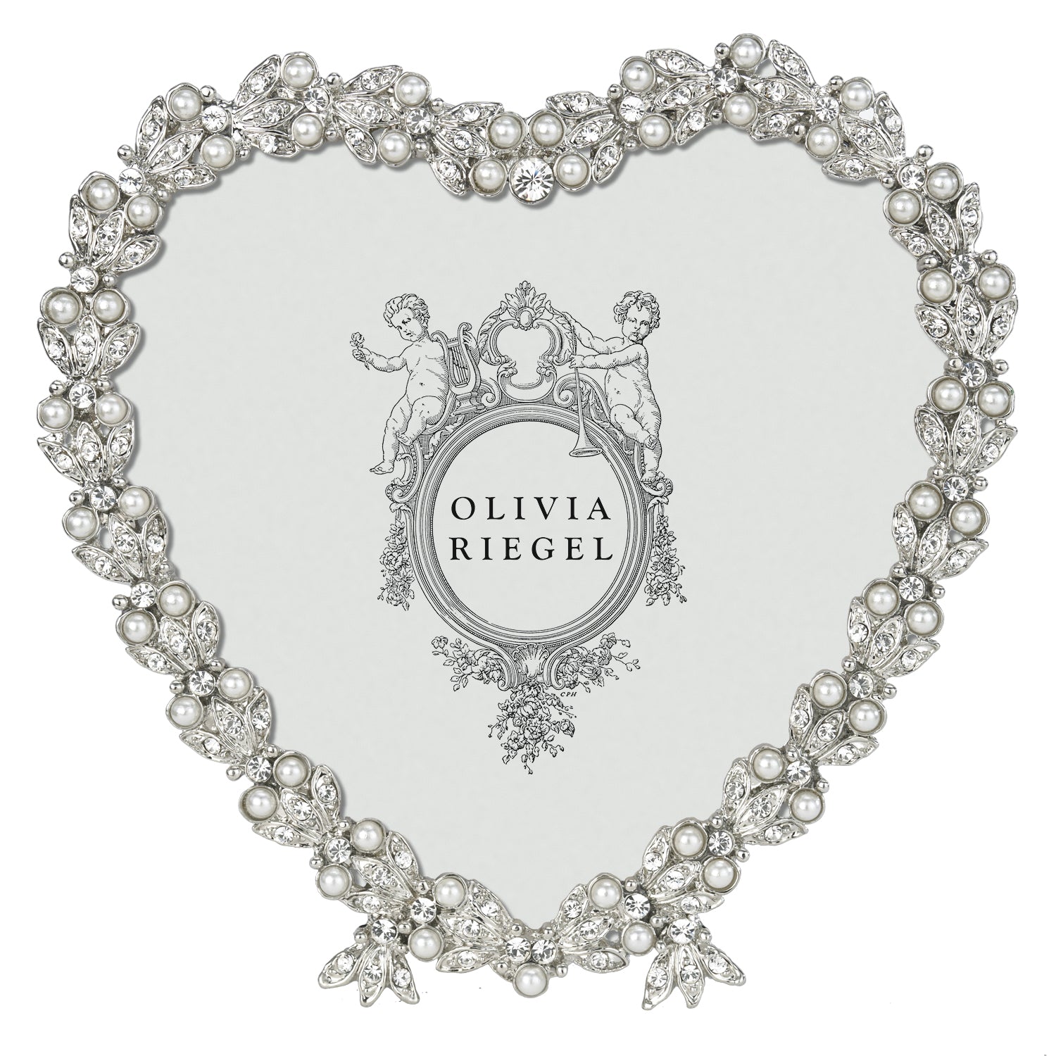Contessa Heart Picture Frame - Elegant Photo Display for Wall or Tabletop - Perfect for Weddings, Anniversaries & Home Decor