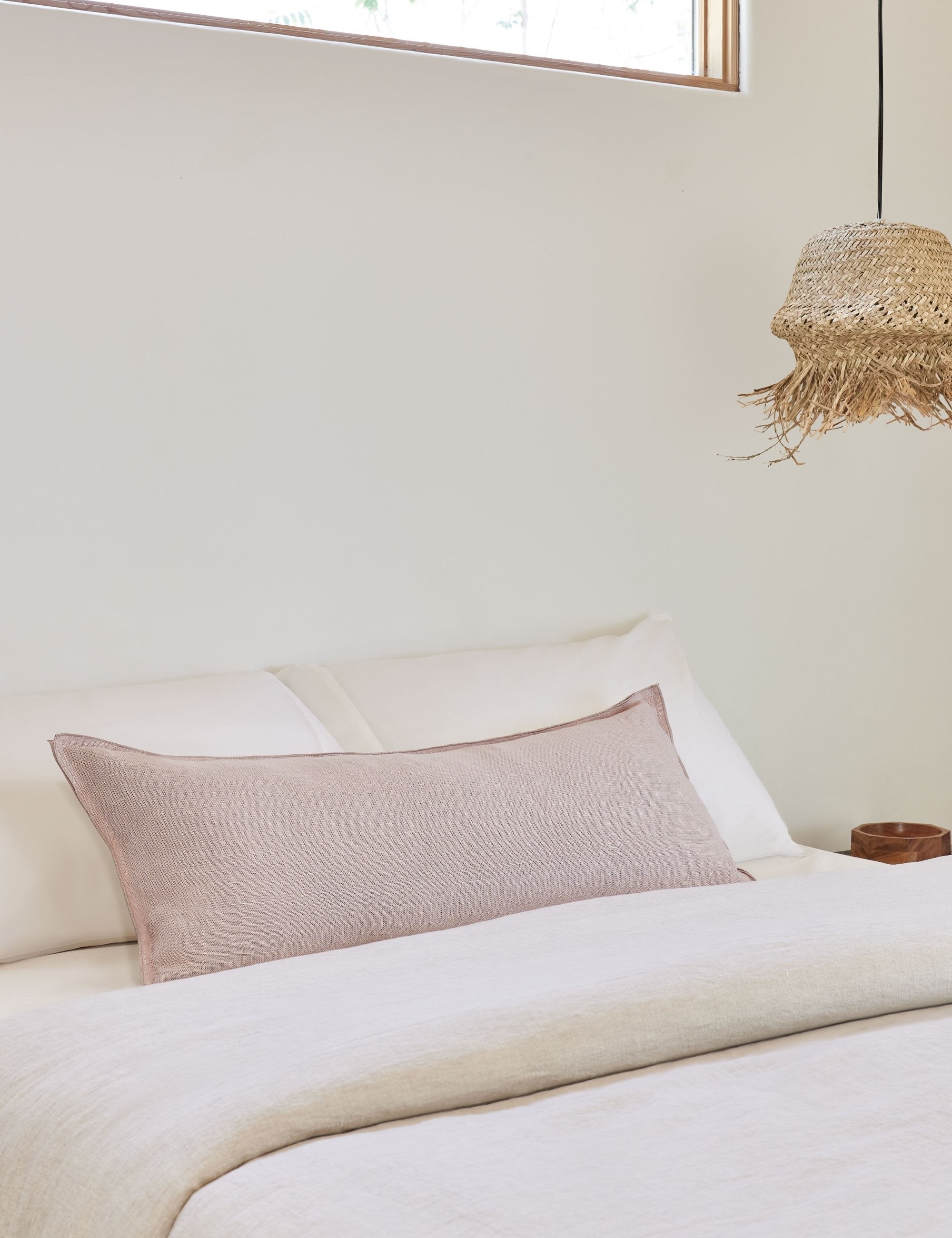 Arlo Linen Pillow - Soft & Breathable Bed Pillow for Side, Back & Stomach Sleepers | Perfect for Home, Office & Travel Use