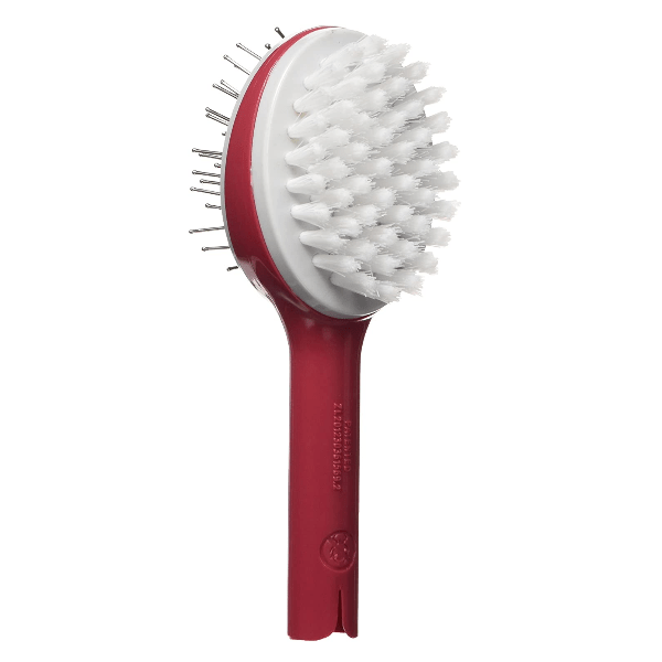 Living World 2-in-1 Small Animal Grooming Brush - Dual Sided Comb & Bristle Brush for Rabbits, Guinea Pigs & Hamsters - Gentle Pet Hair Care & Shedding Tool for Home Grooming