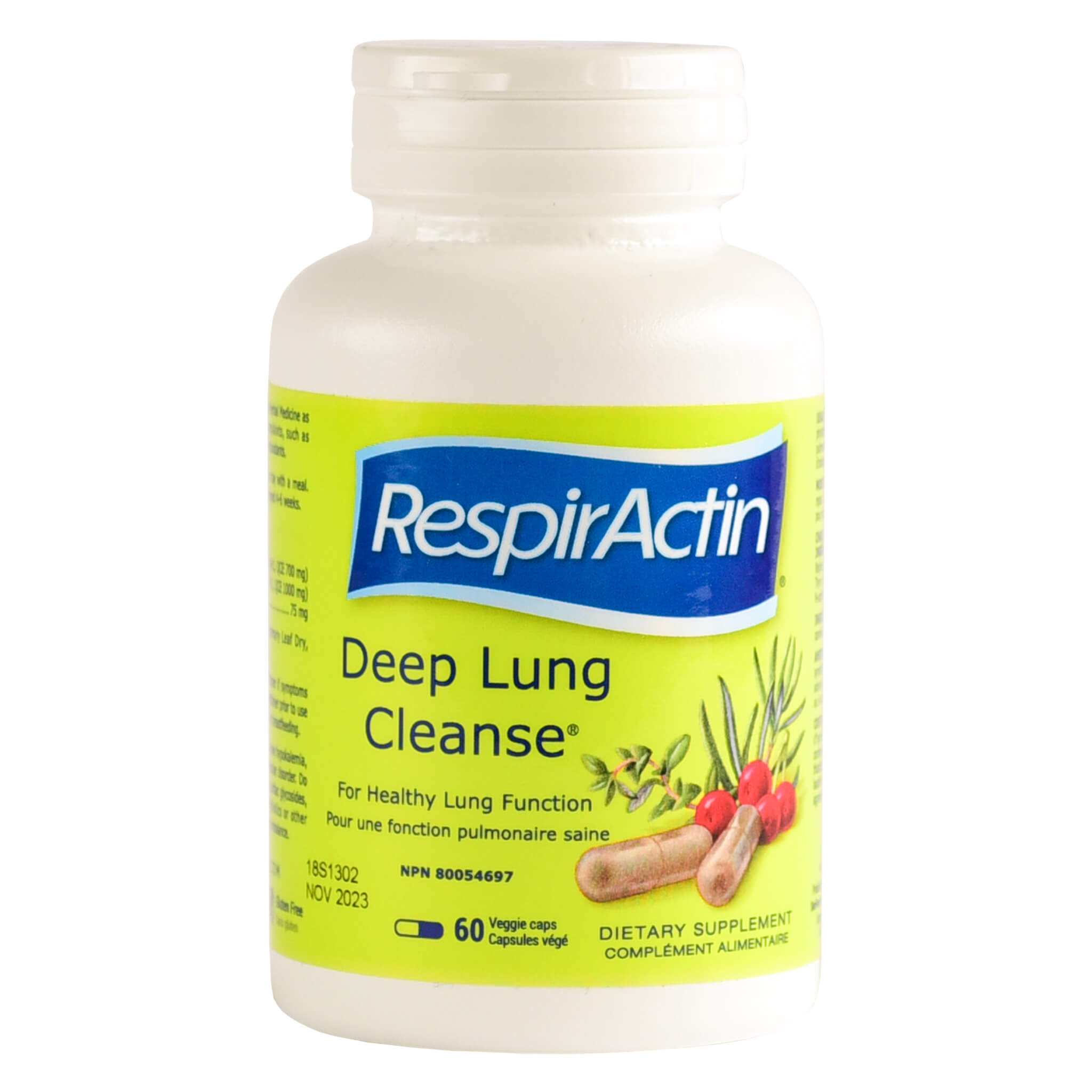 RespirActin Deep Lung Cleanse Supplement | Natural Respiratory Support & Detox | Ideal for Smokers, Allergy Relief & Better Breathing
