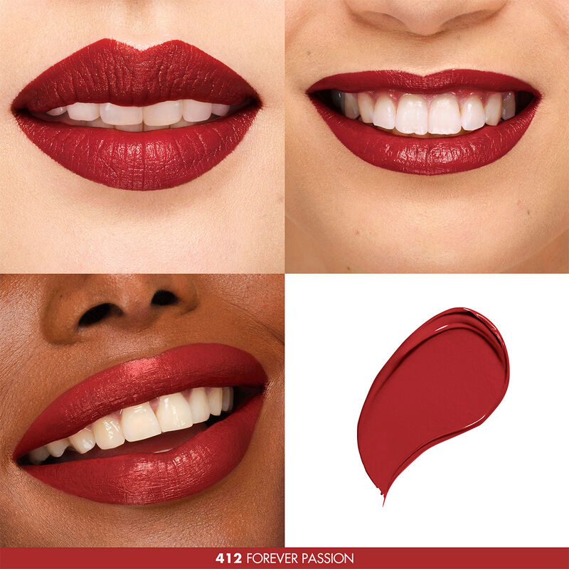 412 Forever Passion Rouge Artist For Ever - Long Lasting Matte Lipstick for Women, Vegan & Cruelty-Free - Perfect for Date Night, Parties & Everyday Wear