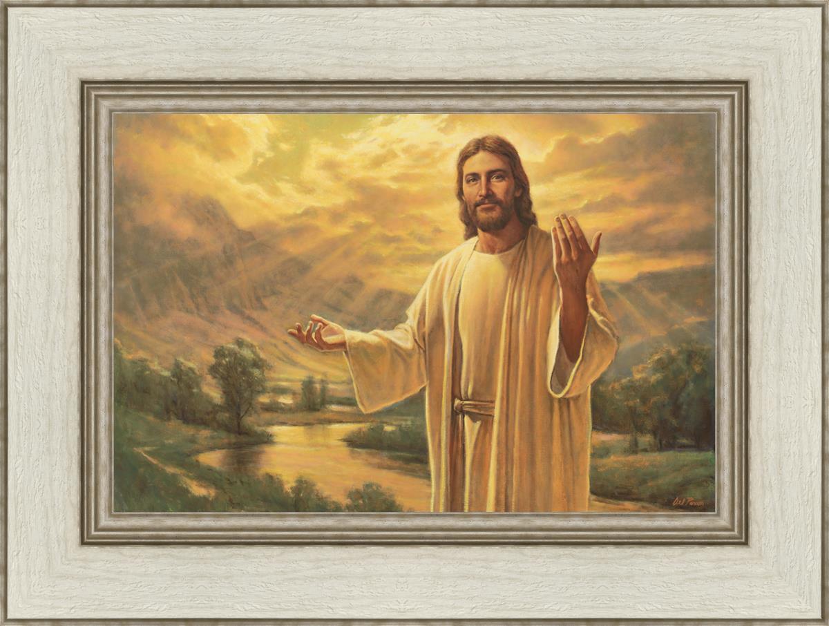 Come Follow Me By Del Parson - Inspirational Christian Wall Art for Home & Church Decor - Perfect for Living Rooms, Bedrooms & Sunday School Classrooms