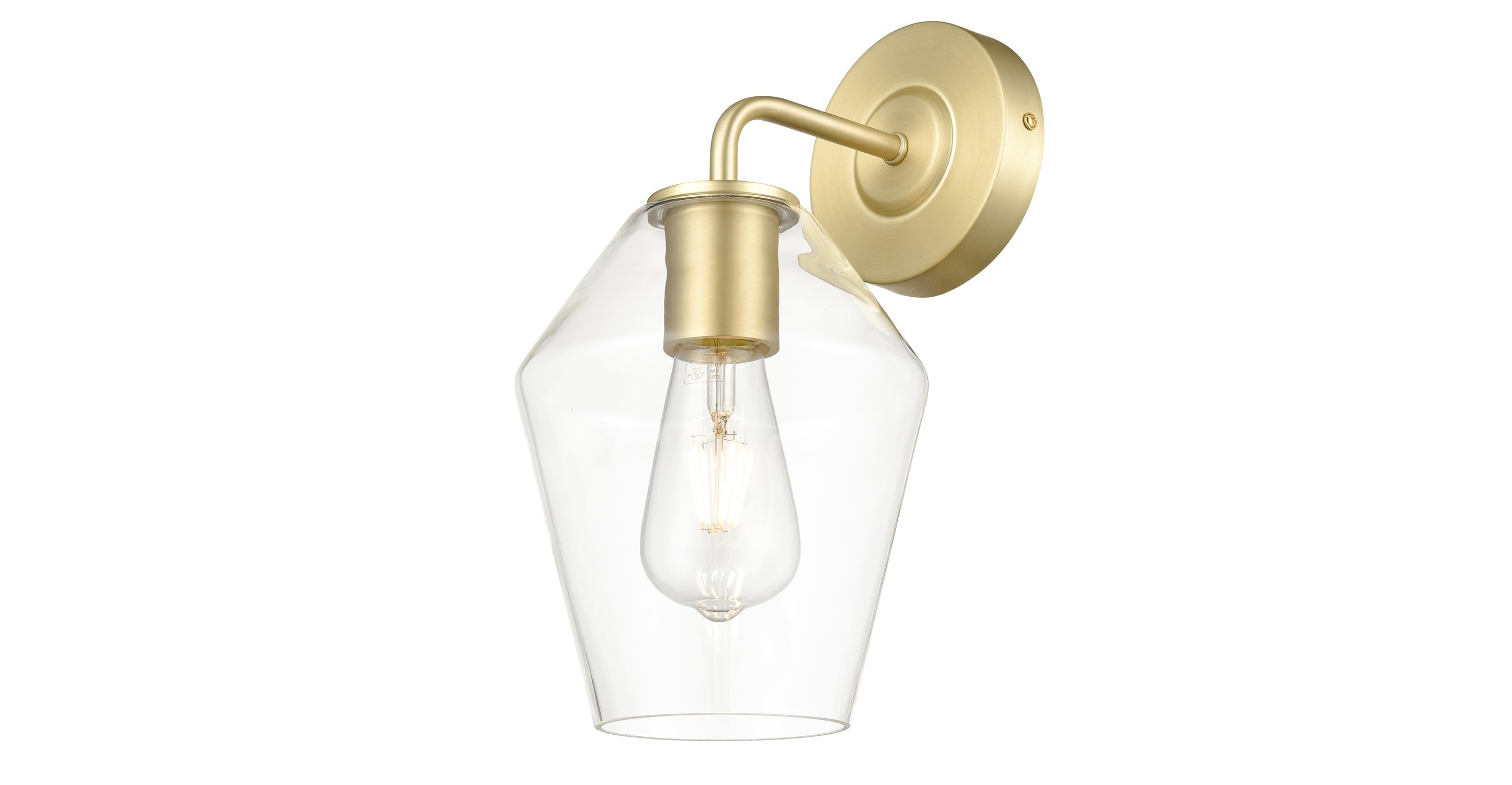 Clare Wall Sconce - Modern LED Wall Light Fixture for Bedroom, Living Room & Hallway | Dimmable Indoor Lighting with Adjustable Arms