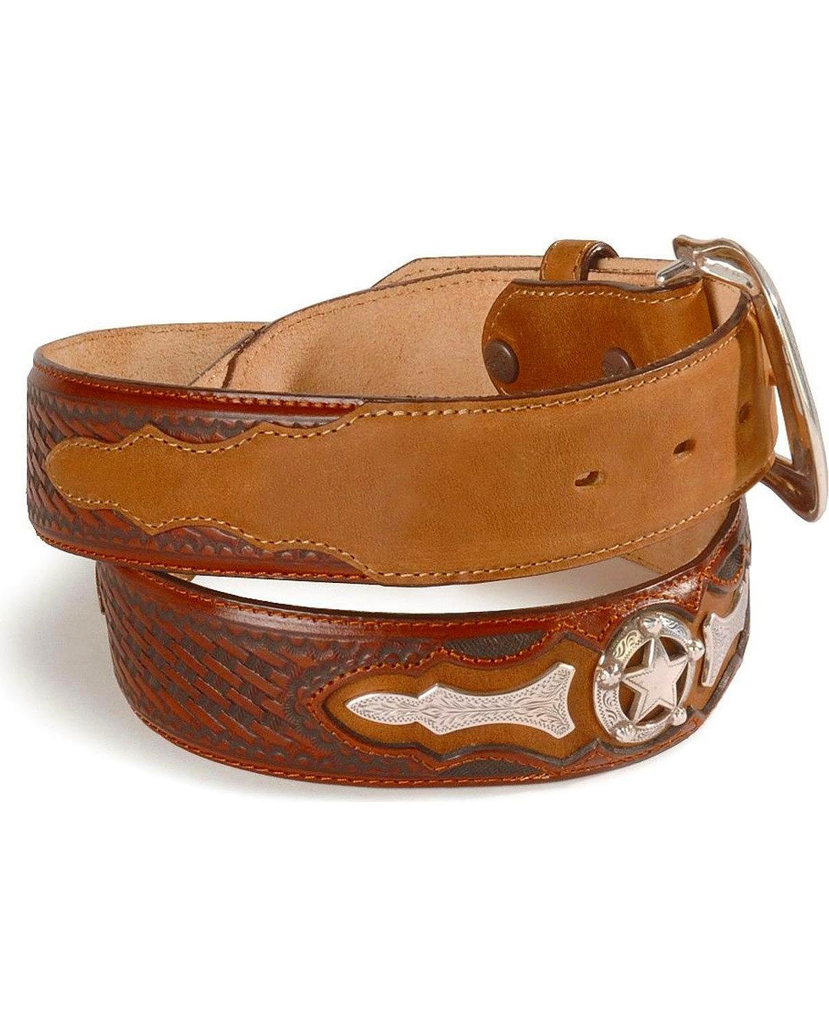 Justin Men's Odessa Star Tan Cowboy Boots Size 34 - Western Style Leather Boots for Country Dancing & Rodeo Events