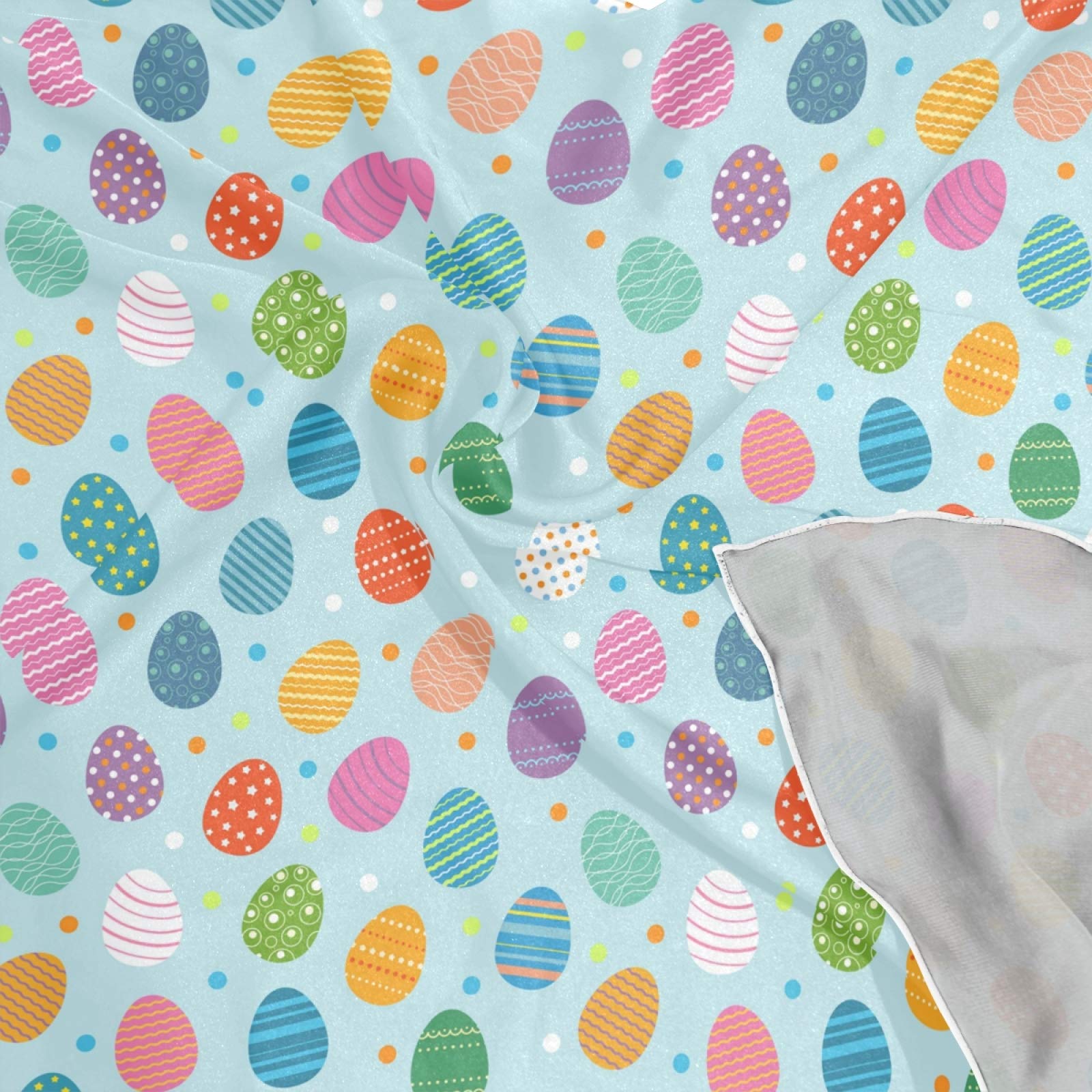 Easter Silk-Like Square Scarf for Women - 23.6 Inch Polka Dot Bandana, Head Wrap & Neckerchief - Perfect for Easter Celebrations, Spring Outfits & Gift Giving