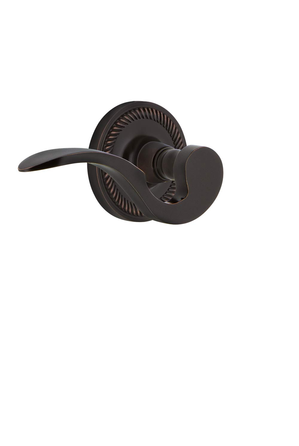 Nostalgic Warehouse Rope Rose Passage Manor Lever Door Handle - Timeless Bronze Finish for Vintage Home Decor | Perfect for Victorian, Cottage & Farmhouse Style Interiors