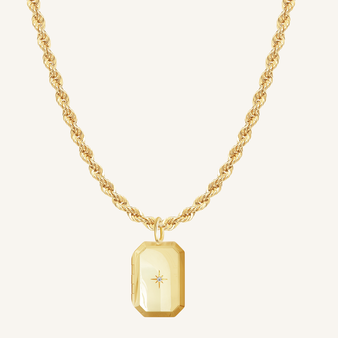 Bevel Photo Locket Necklace - Personalized Engraved Heart Pendant for Women - Perfect for Anniversaries, Valentine's Day & Memorial Gifts