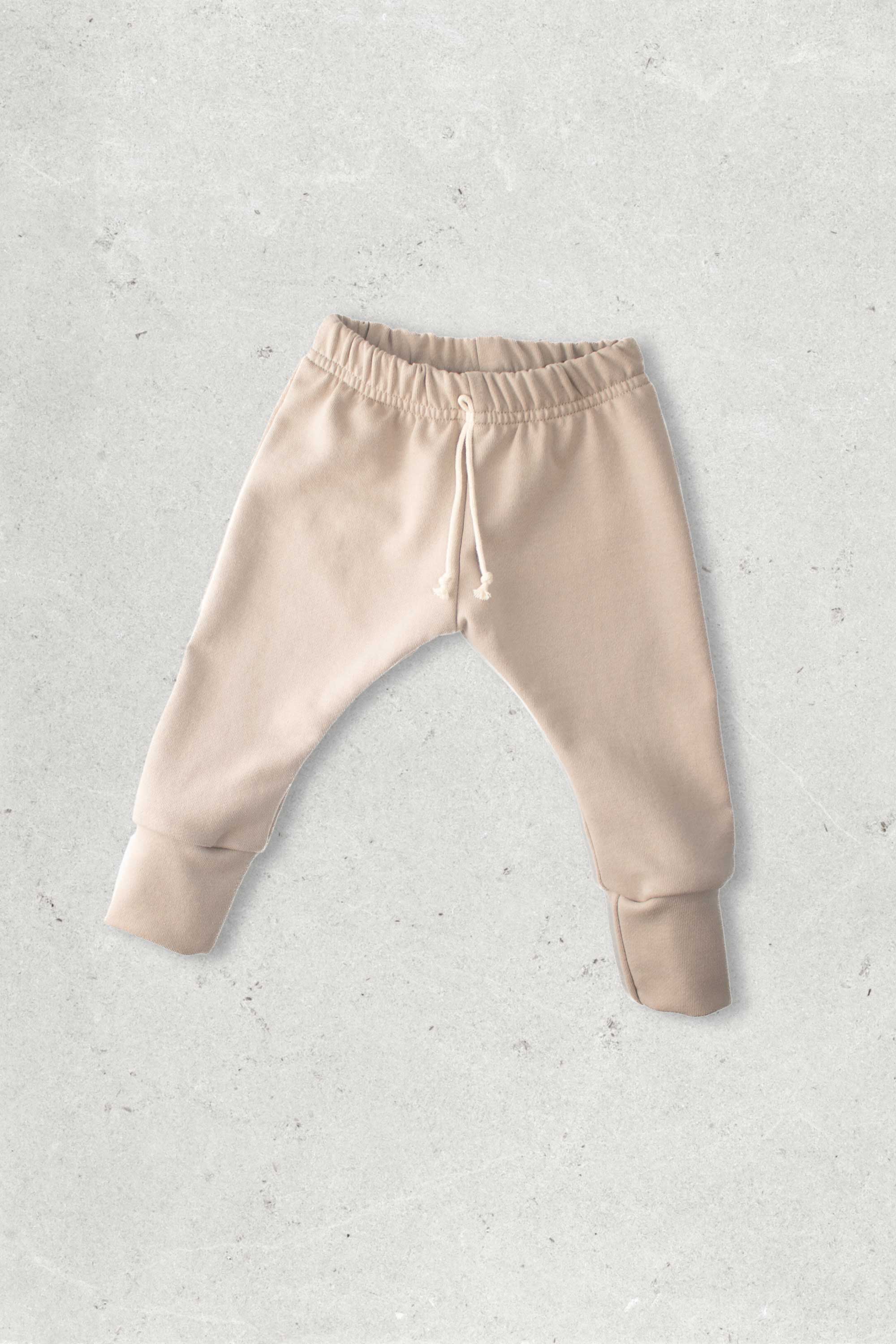 Premium Pima Cotton Sweatpants for Women - Soft & Comfortable Lounge Pants in Beige - Perfect for Yoga, Home Relaxation & Casual Wear