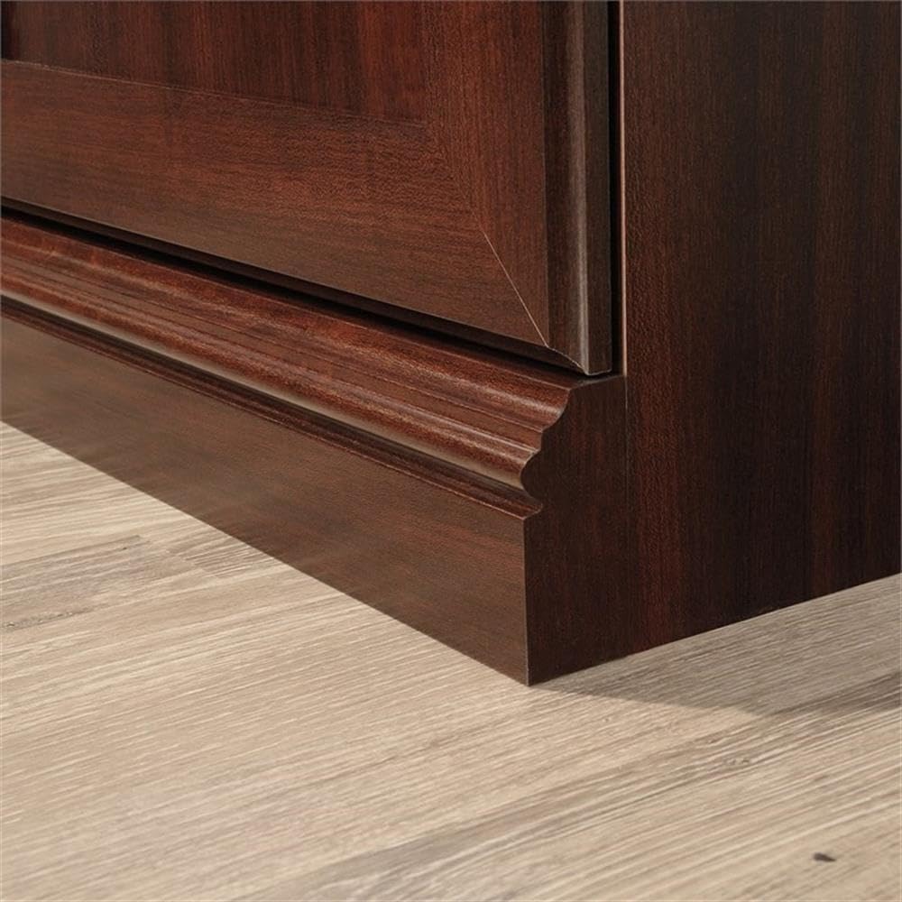 Sauder Select Engineered Wood 3-Shelf Bookcase in Cherry Finish - Stylish Storage for Books, Decor & Office Supplies | Perfect for Home, Office & Dorm Room Organization