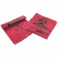 MHMS Infectious Waste Red Disposal Bags - 30 Gallon Biohazard Trash Bags for Medical, Hospital & Laboratory Use | OSHA Compliant Red Hazardous Waste Bags for Safe Disposal