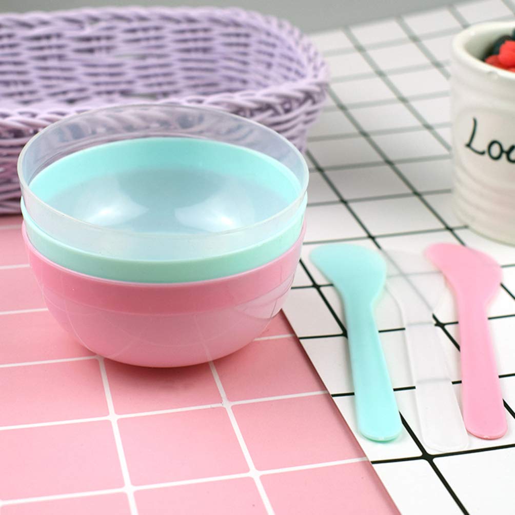 10-Piece Slime Mixing Bowl Set - Plastic Glue Mixer & Crystal Mud Containers for DIY Crafts, Makeup, and Slime Making (Green) - Perfect for Kids' Activities, Art Projects, and Creative Play