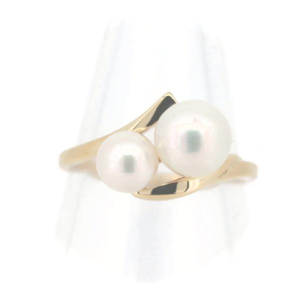18K Gold Pearl Ring for Women - Vintage Elegant Jewelry Gift for Wedding, Anniversary & Special Occasions
