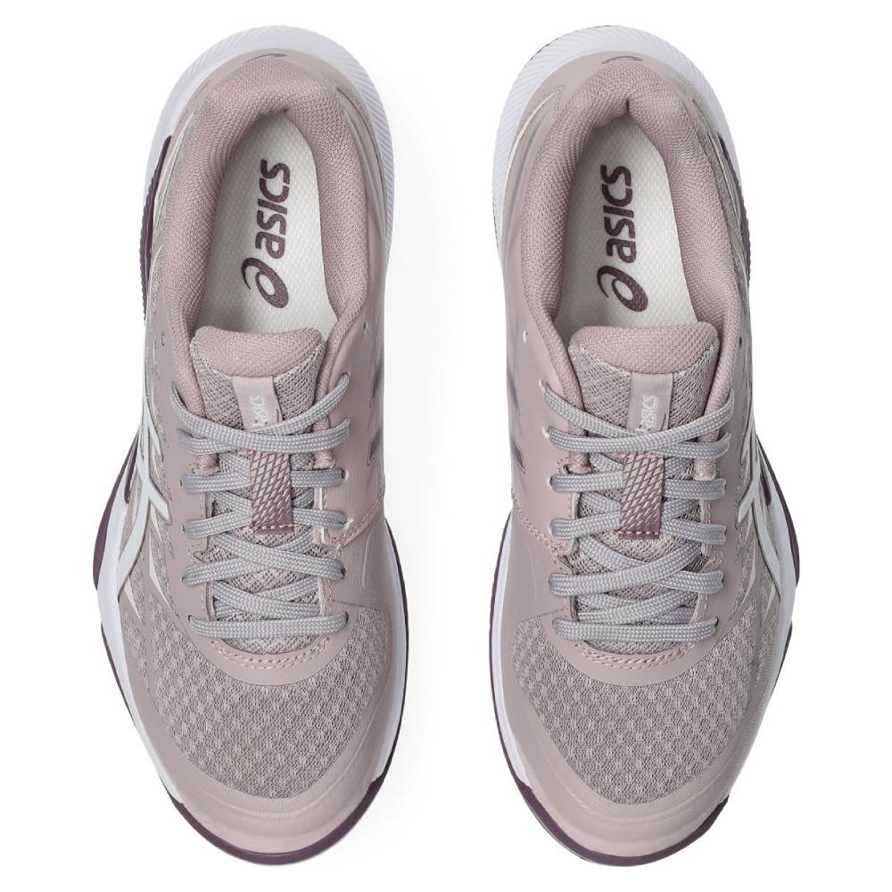 ASICS Gel Tactic 12 Women's Indoor Volleyball Shoes - Lightweight Court Sneakers for Women with Cushioning (Watershed Rose/White) - Perfect for Volleyball, Badminton & Indoor Sports Training