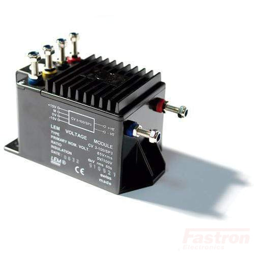Flux Gate Voltage Transducer CV 3 200/SP5 - 140V RMS, 10V Output, ±15/24VDC Supply, 2.5kV Isolation - Ideal for Power Monitoring and Industrial Automation