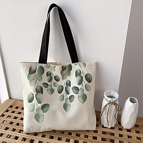 Stylish Women's Canvas Tote Bag with Zipper - Durable Shoulder Bag for Work, Beach, Travel, Shopping & Groceries | Perfect for Office, Vacation & Everyday Use