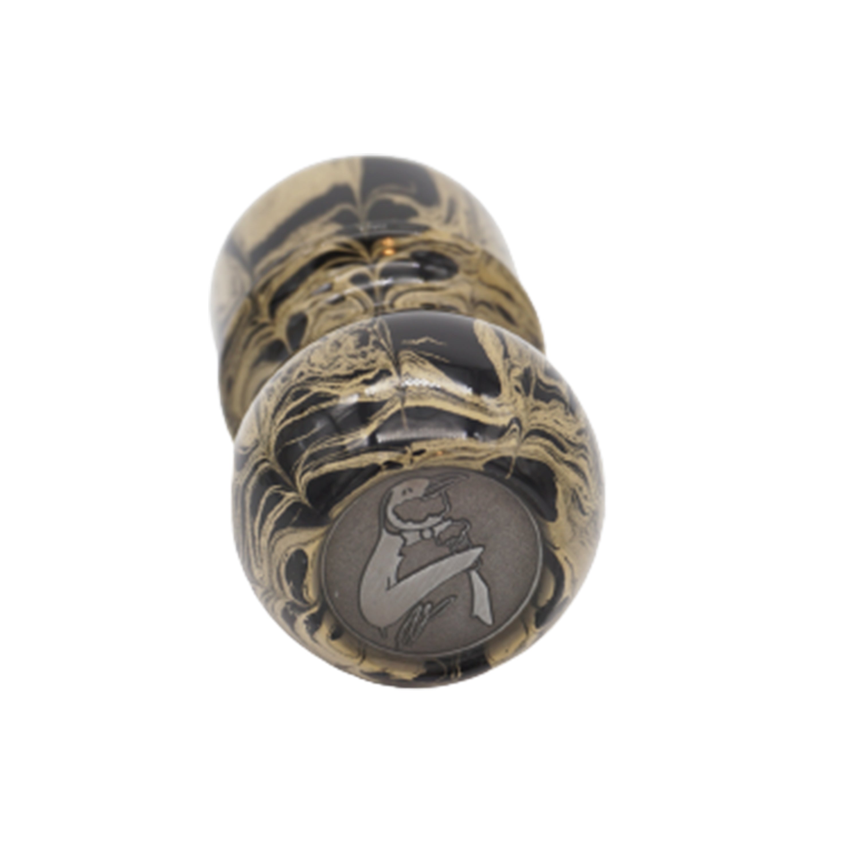 Premium Sand Ebonite Handcrafted Shaving Brush Handle - Fits 24mm & 26mm Knots - Perfect for Wet Shaving & Grooming Kits - Luxury Shaving Accessory for Men's Daily Routine