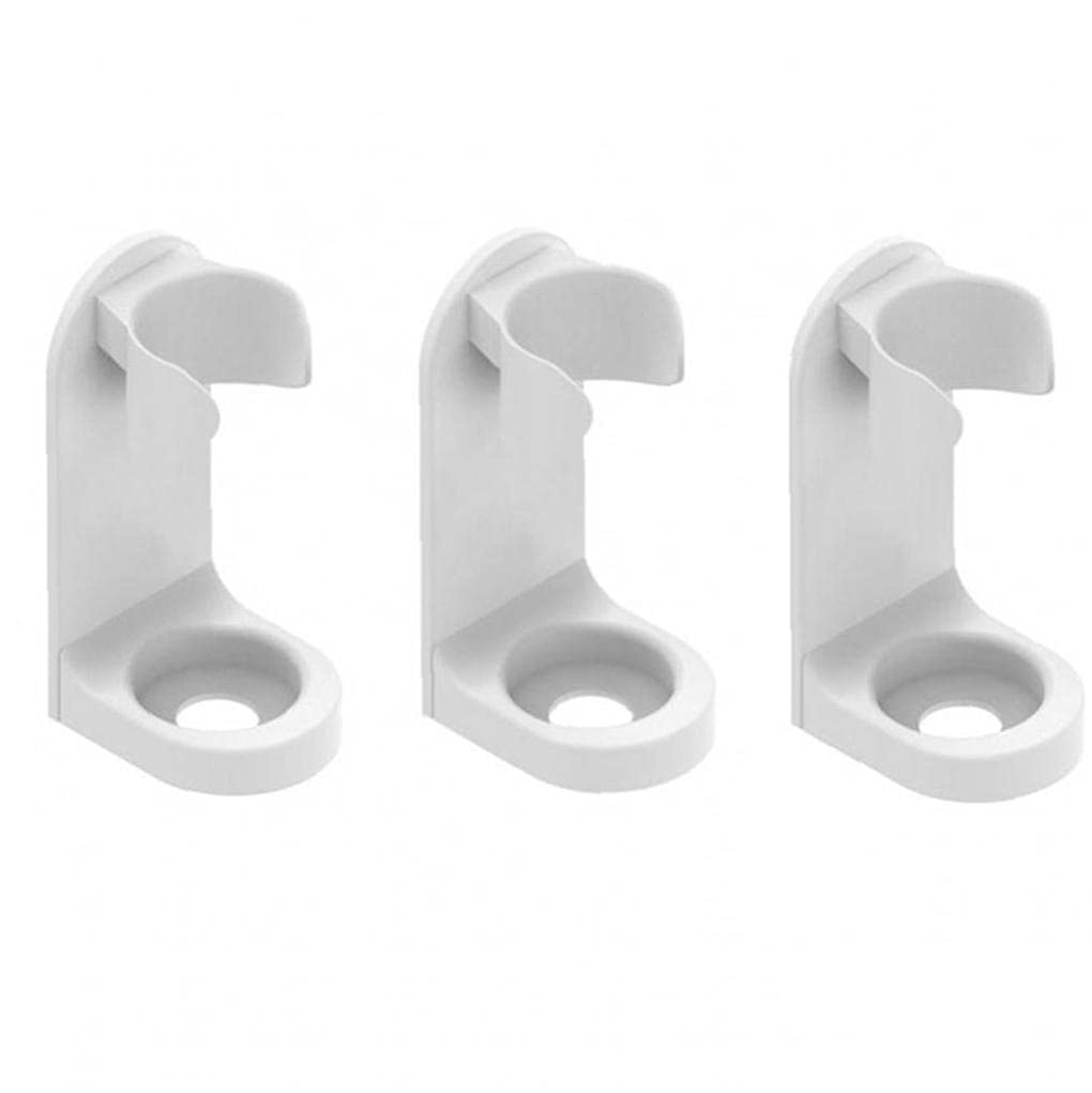PiniceCore 3-Pack Creative Toothbrush Holder - Wall Mounted No-Trace Stand Rack Organizer for Electric & Manual Toothbrushes - Space Saving Bathroom Storage Solution for Small Spaces & Travel