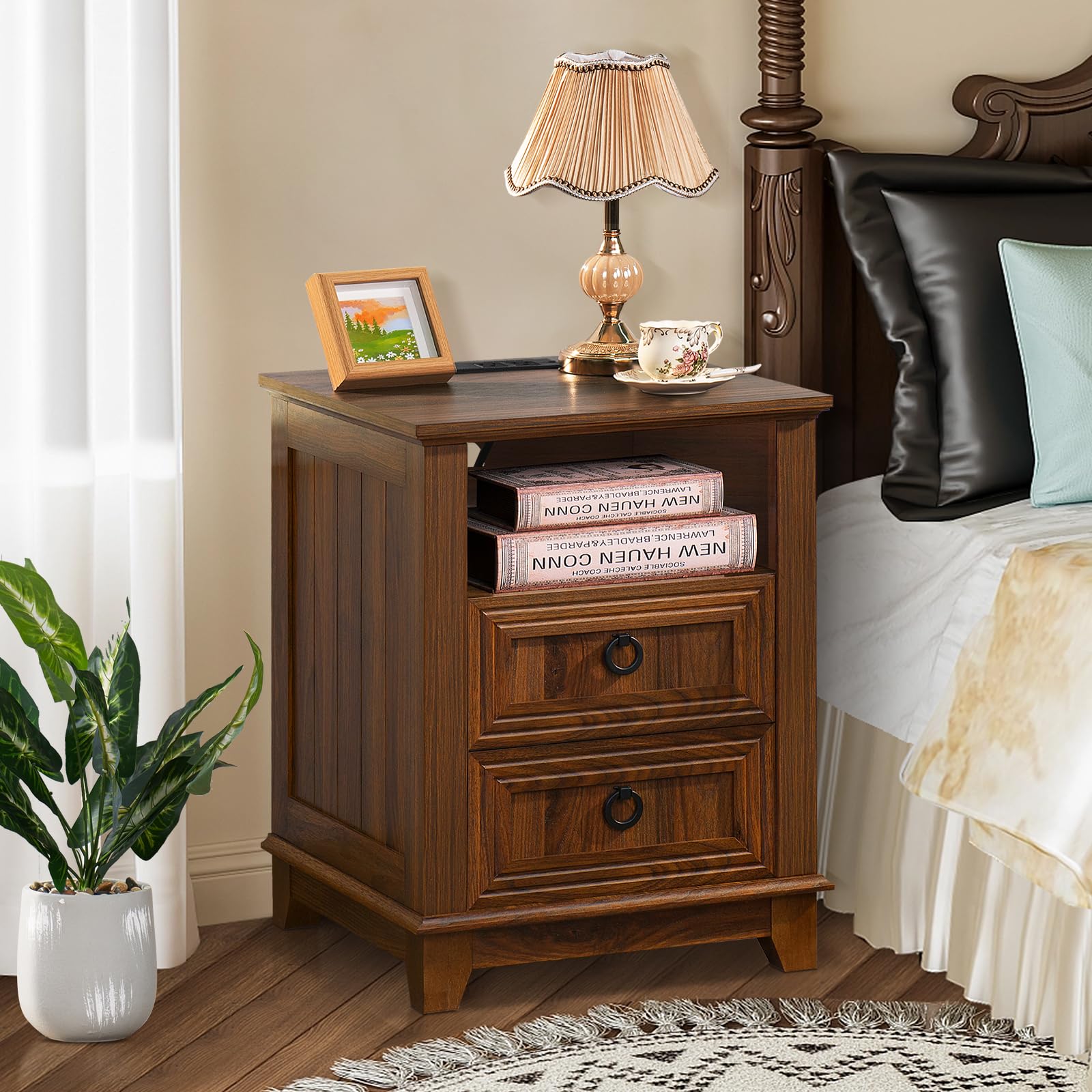 Farmhouse Night Stands Set of 2 - 18