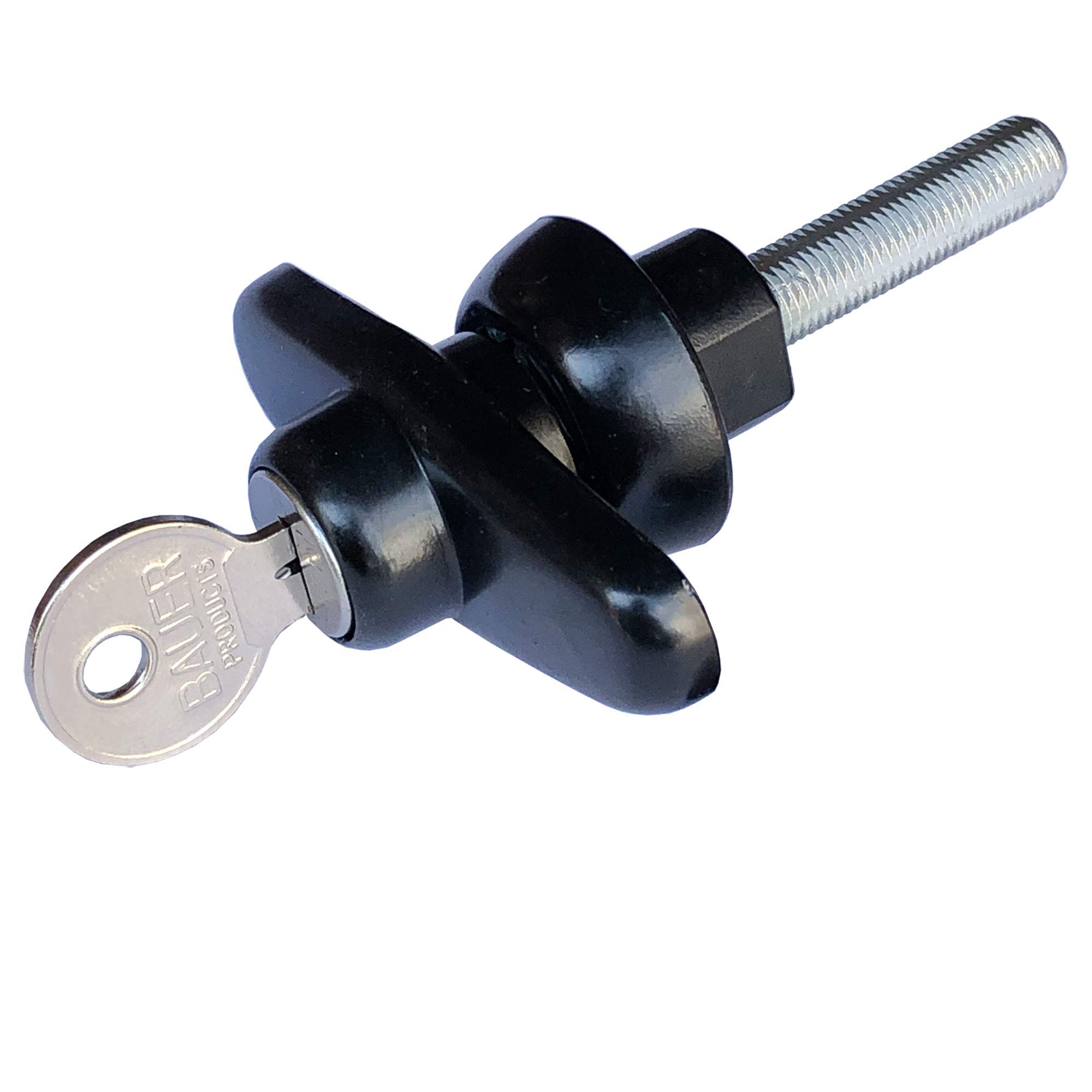 Bauer T500 Side Access & Windoor Lock - Truck Cap Lock Handle for LEER A.R.E K127 Key | Replacement Lock for Tonneau Cover & Cap Windows (1 Pack) | Perfect for Truck Bed Security & Camper Shell Access