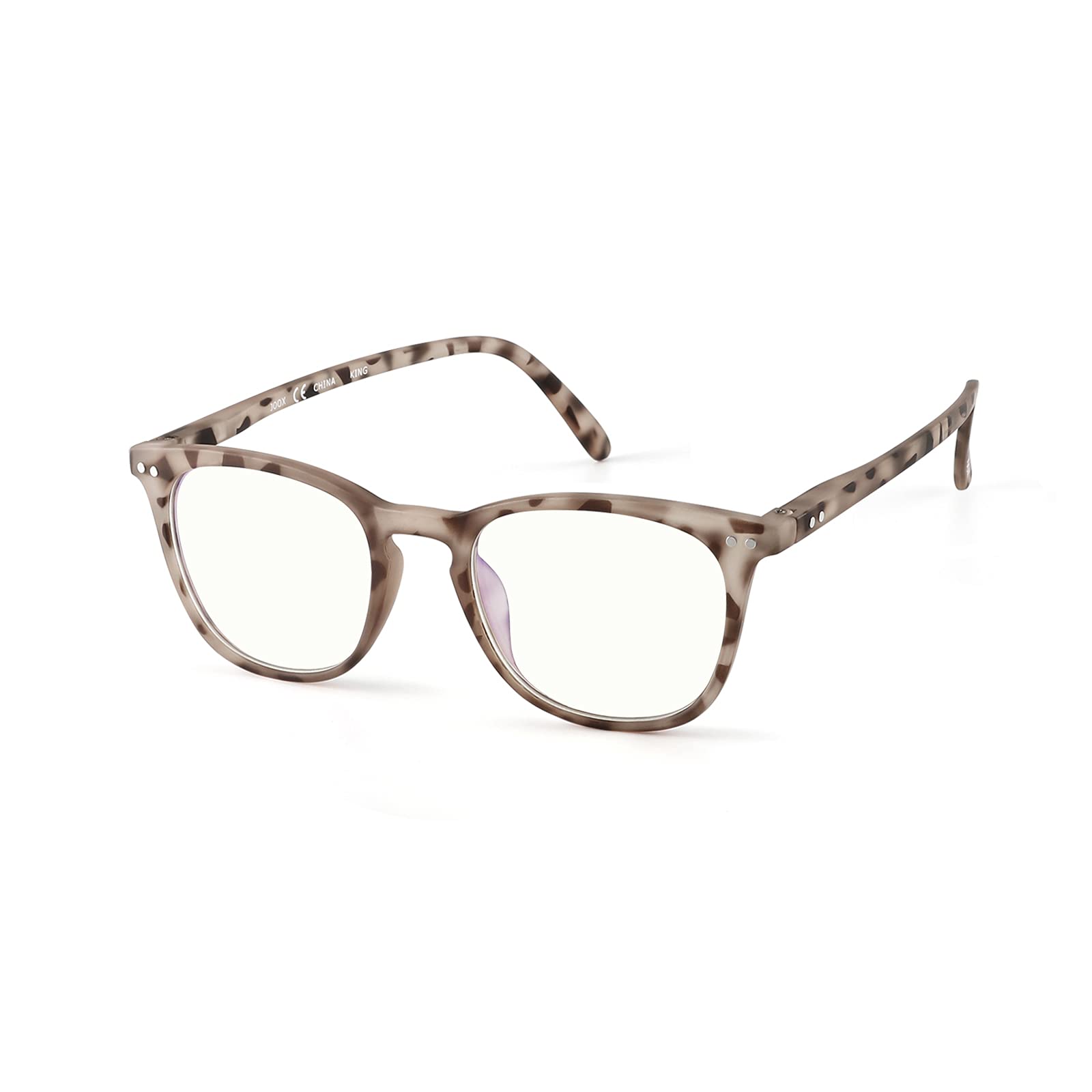 Blue Light Blocking Reading Glasses for Women & Men - JOOX Square Spring Hinge Readers for Computer Work, Reading & Screen Time Protection
