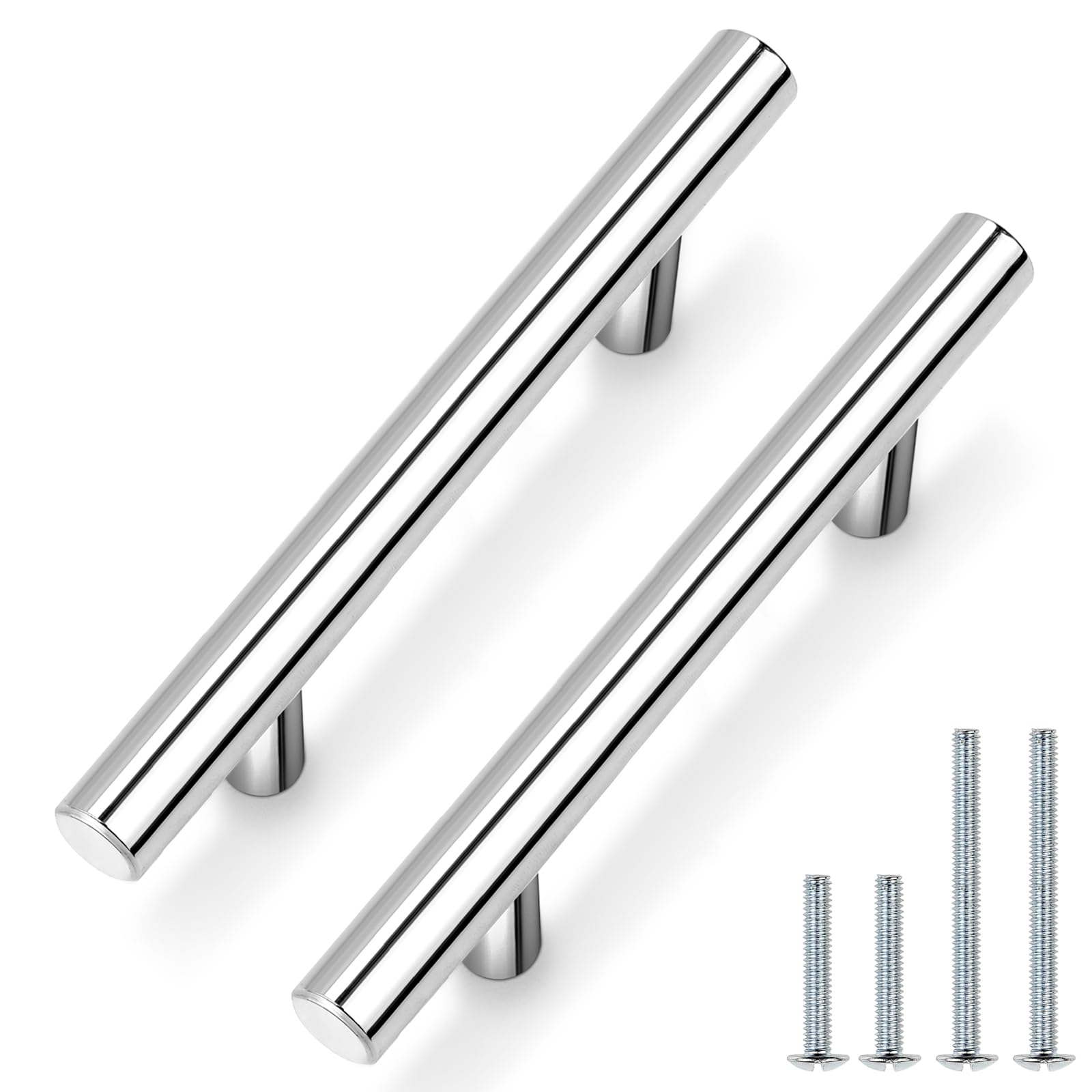 Polished Chrome Cabinet Handles 15 Pack - 3.5