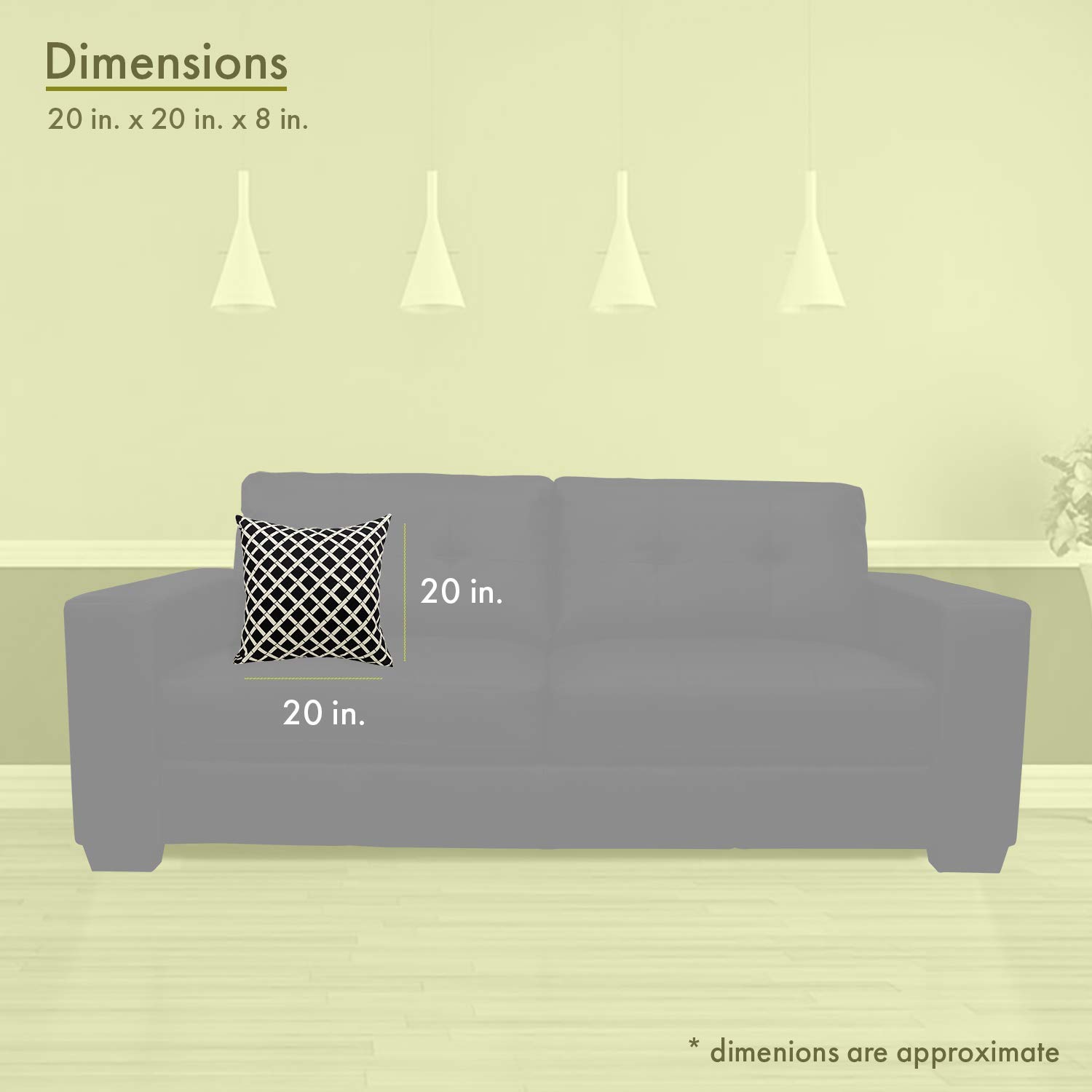 Premium Black Bamboo Pillow for Neck Support - Large Size, Hypoallergenic & Breathable - Perfect for Side Sleepers, Back Pain Relief & Home Comfort