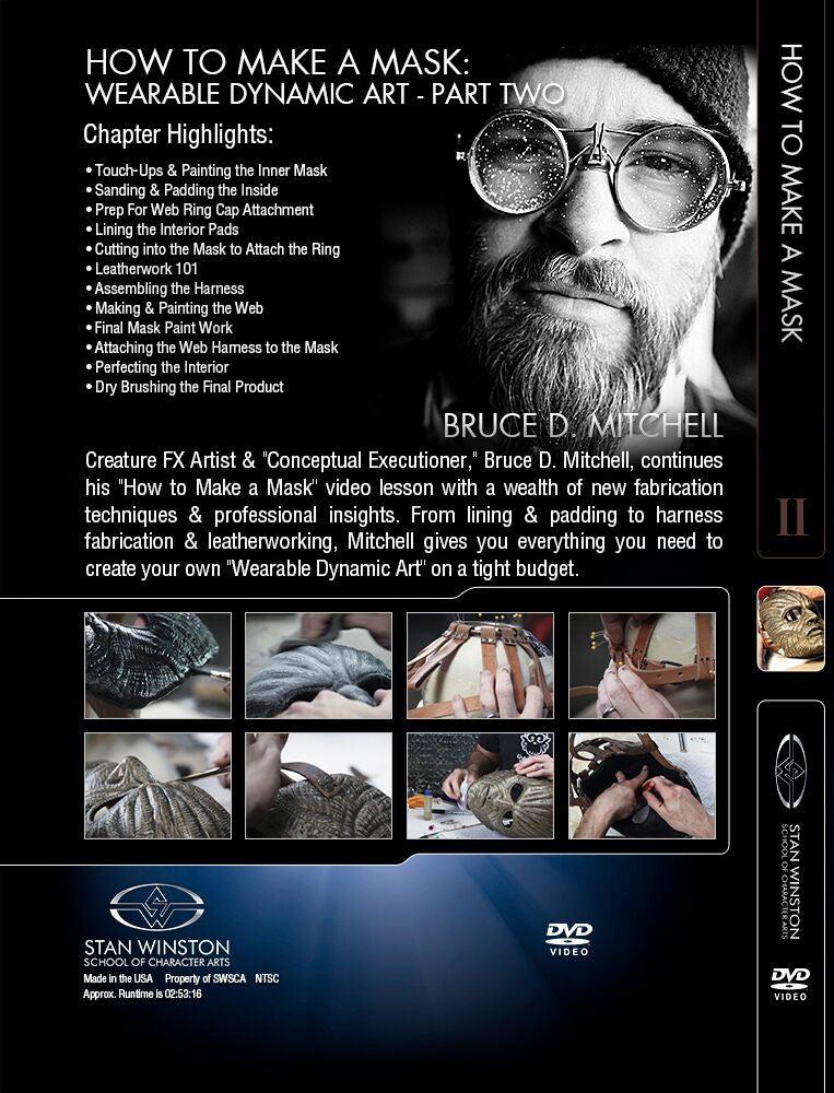Stan Winston Studio How To Make A Mask DVD - Professional Special Effects Makeup Tutorial for Halloween, Cosplay & Film Production