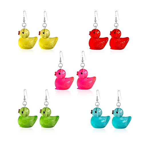 5 Pairs Fluorescence Earring