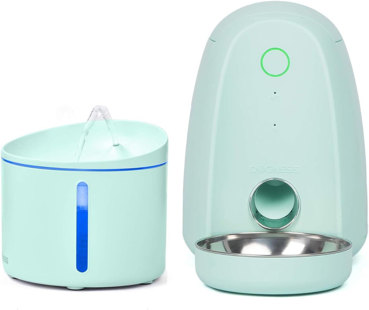 Automatic Cat Feeder with App & Water Dispenser Combo - 2 Pack Smart Pet Feeder for Small & Medium Cats, Kittens & Puppies - Perfect for Home, Office & Travel Use