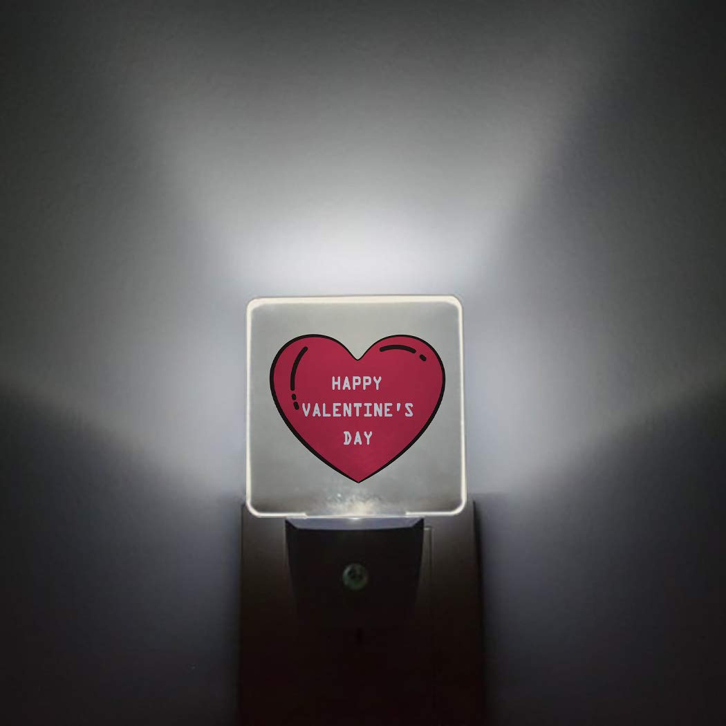 LED Night Light with Auto Sensor - Plug in Wall for Bedroom, Bathroom, Hallway