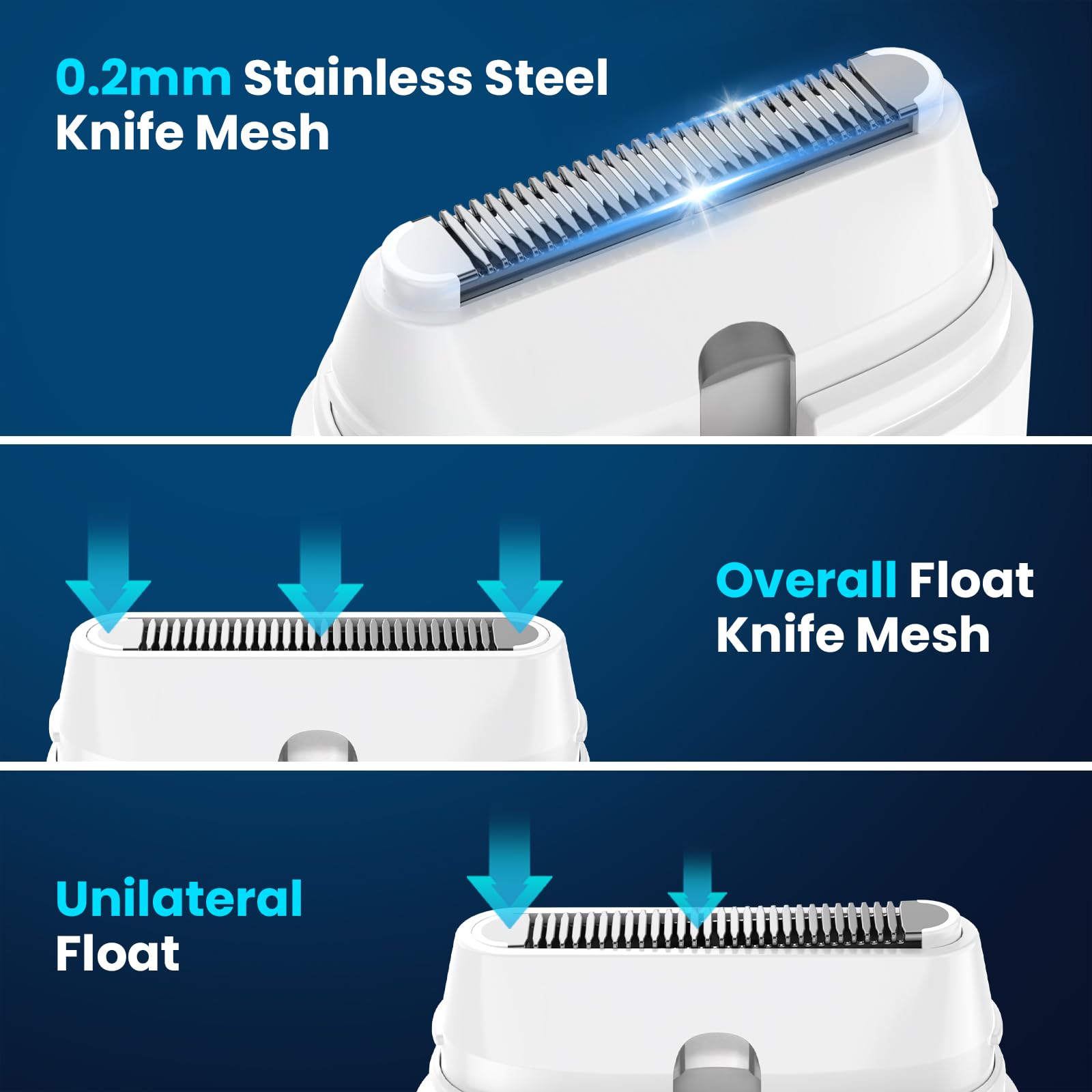 SweetLF Women's Electric Razor - Battery Operated Lady Shaver with LED Light for Smooth Arms & Legs | Portable, Easy to Clean | Perfect for Travel, Gym & Home Hair Removal