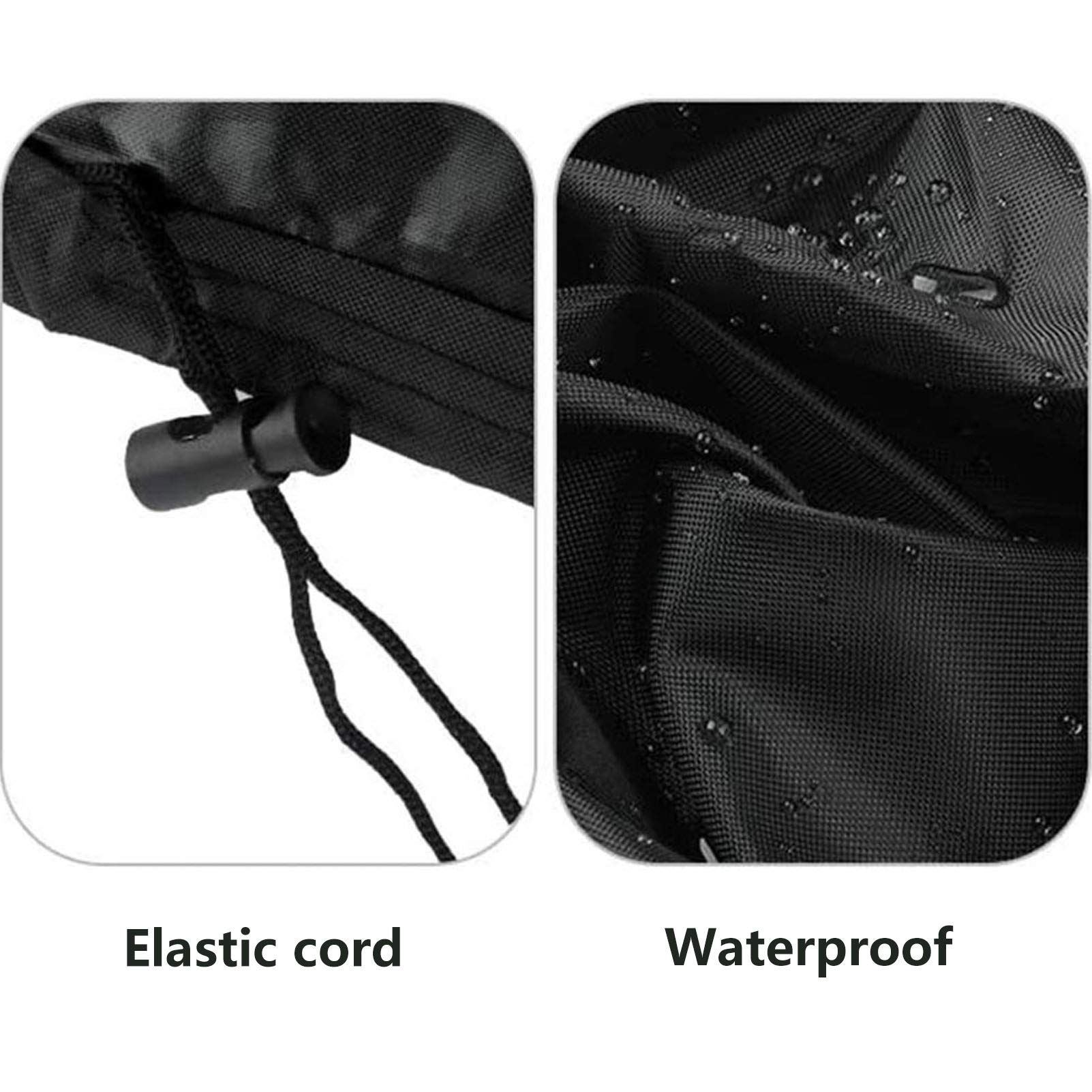 Waterproof 420D Heavy Duty Garden Furniture Cover 140x104x28in - Windproof, UV Resistant Patio Set Cover for Outdoor Table & Cube Furniture - Perfect for Backyard, Deck, and Poolside Protection