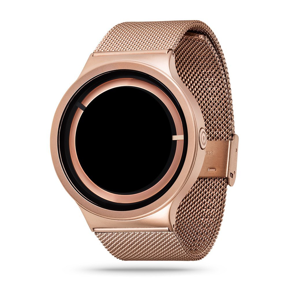 Eclipse Steel Unisex Watches - Rose Gold Stainless Steel Waterproof Watch for Men & Women | Perfect for Casual, Business & Outdoor Activities