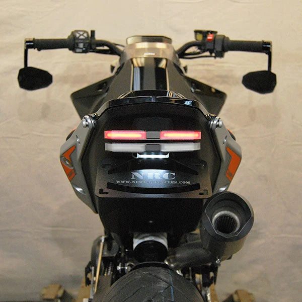 KTM 790/890 Duke Fender Eliminator Kit (2018-2023) - Rear Tail Tidy License Plate Bracket for Motorcycle Customization & Street Legal Compliance