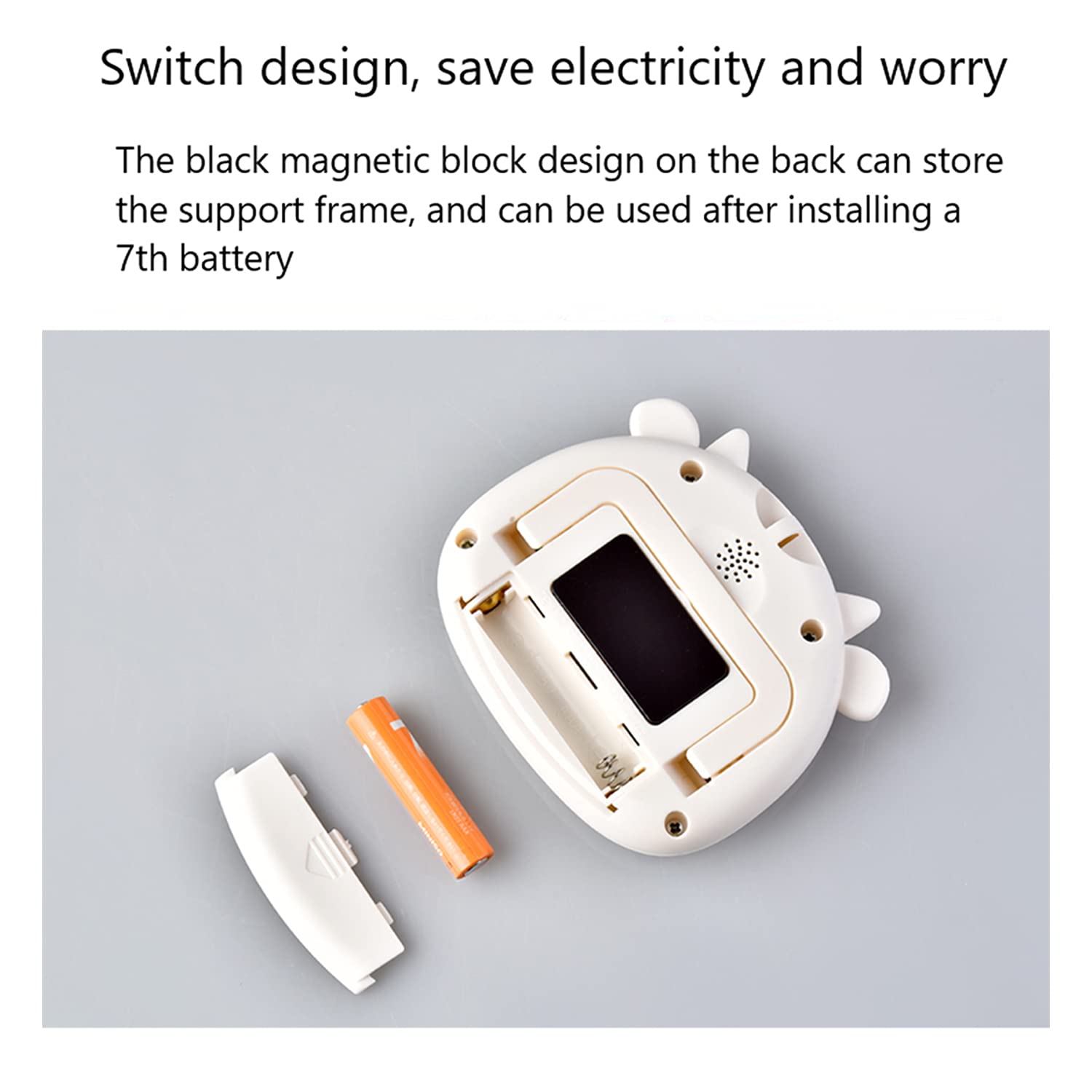 Digital Kitchen Timer with Magnetic Back - Cute Cartoon Cow Design, Large LCD Screen Countdown Timer for Cooking, Baking, Sports & Games - Perfect for Home, Office and Gym Use