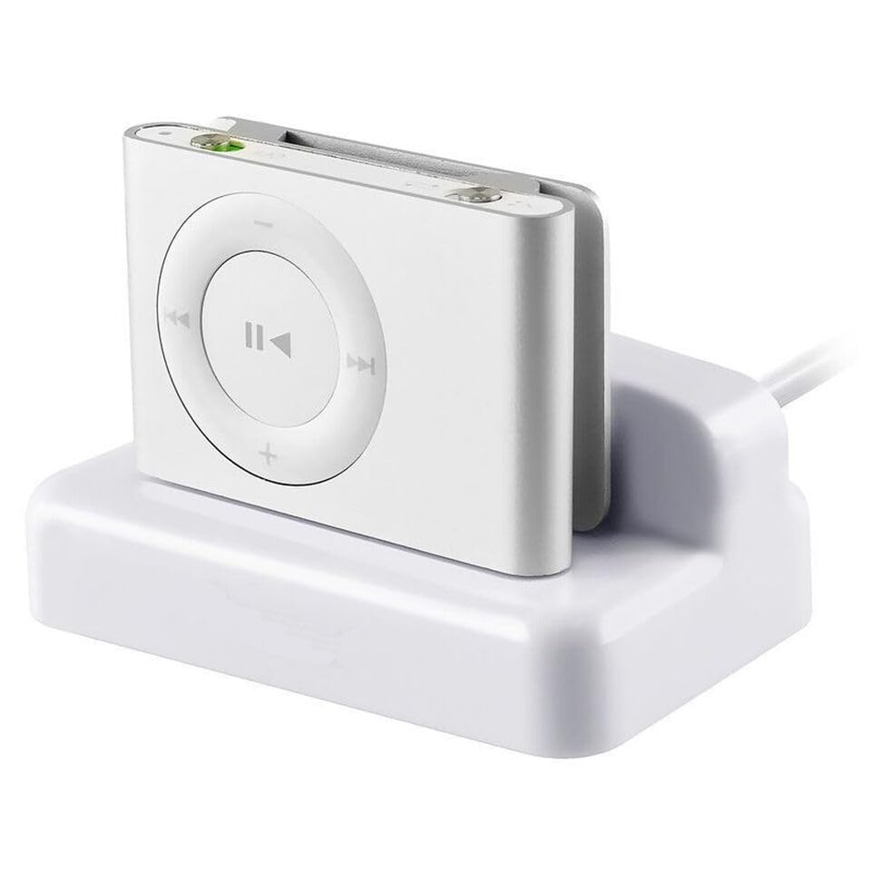 Original iPod Shuffle USB Charging Dock Station - Fast Charger for Apple iPod Shuffle (All Models) - Perfect for Home, Office & Travel Use