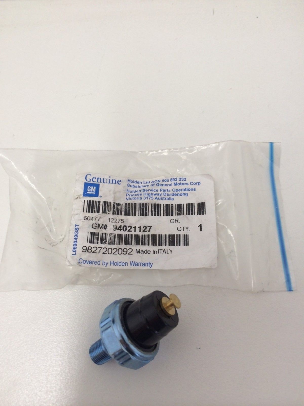 Holden Rodeo Jackaroo Diesel Oil Pressure Switch Replacement 1981-2003 Compatible with All Engine Models - Perfect for Engine Maintenance & Repair