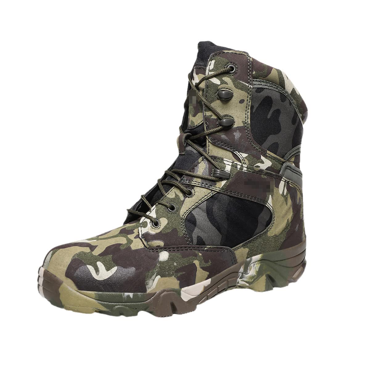 Men's Waterproof Tactical Hiking Boots - Outdoor Camping Hunting Shoes for Rough Terrain | Durable CP Green Size 10 for Hiking, Backpacking & Wilderness Adventures