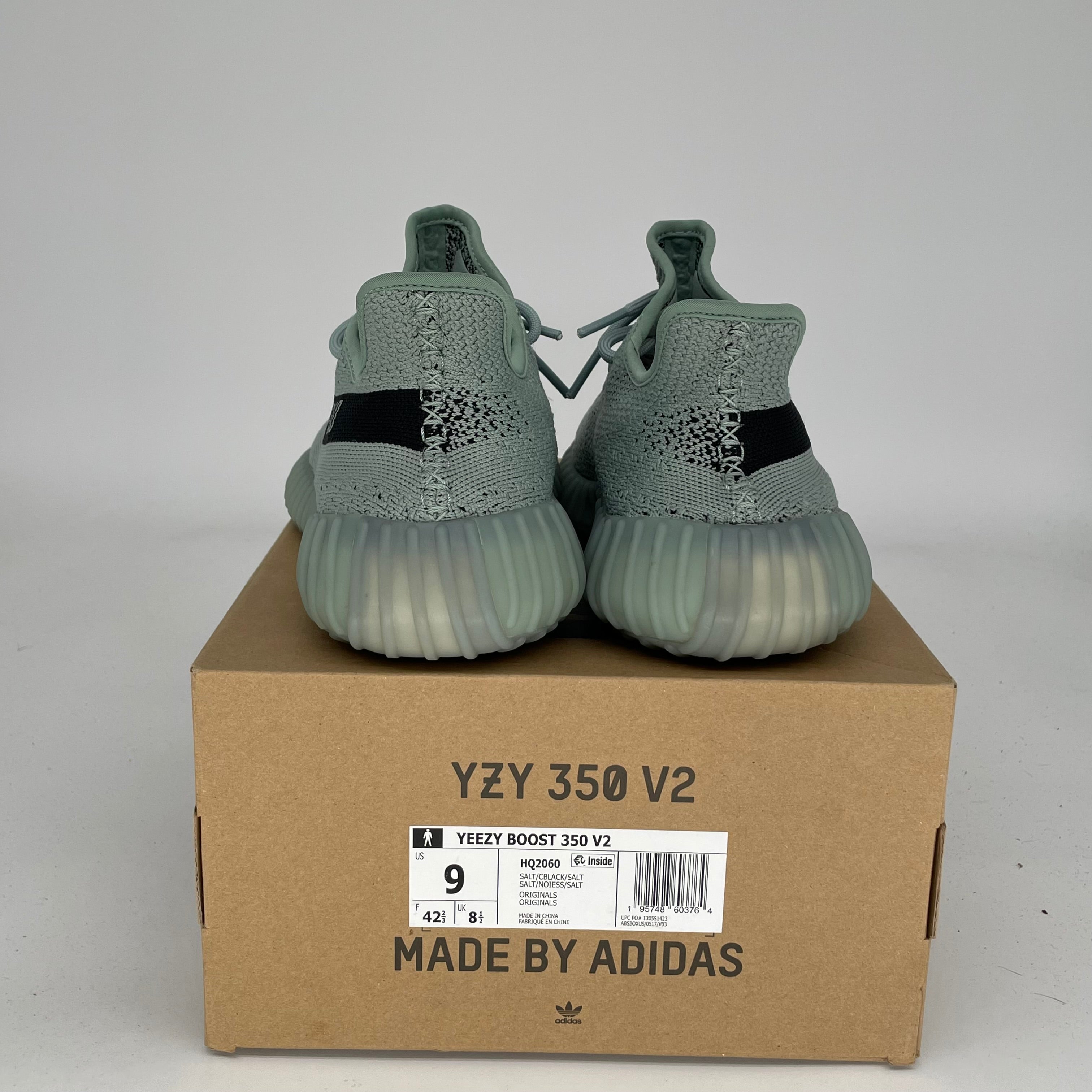Adidas Yeezy Boost 350 V2 Salt - Men's Running Shoes Size 9 | HQ2060 | Comfortable Sneakers for Casual Wear, Gym & Street Fashion