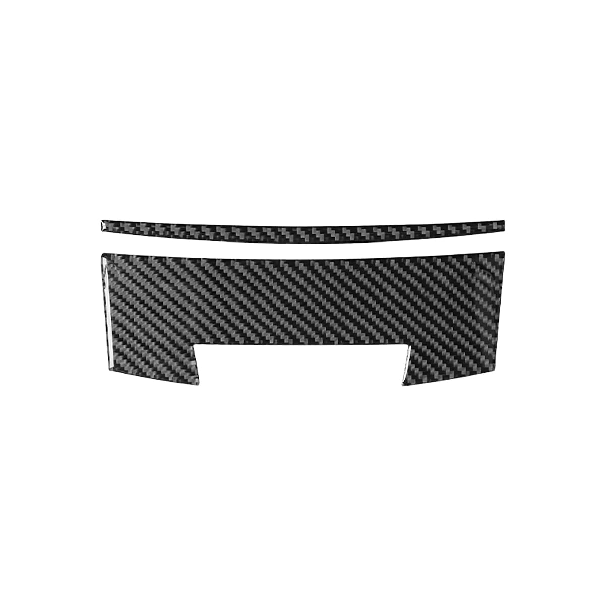 Genuine Carbon Fiber Car Center Control Storage Panel Sticker for 2013-2017 Honda Accord - Waterproof, Metal, Powder Coated, Gray - Perfect for Interior Customization & Protection