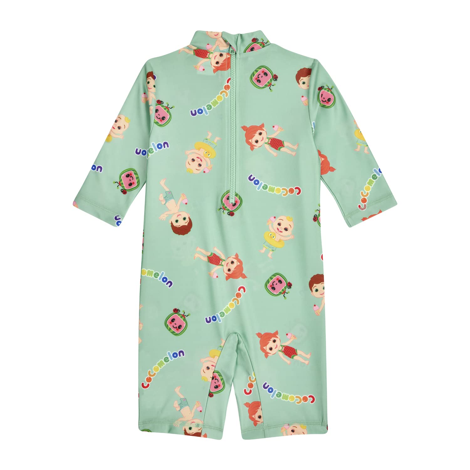 Official CoComelon Boys Swimsuits for Toddlers - UPF 50+ Sun Protection, Quick-Dry Swimwear for Beach, Pool & Water Play