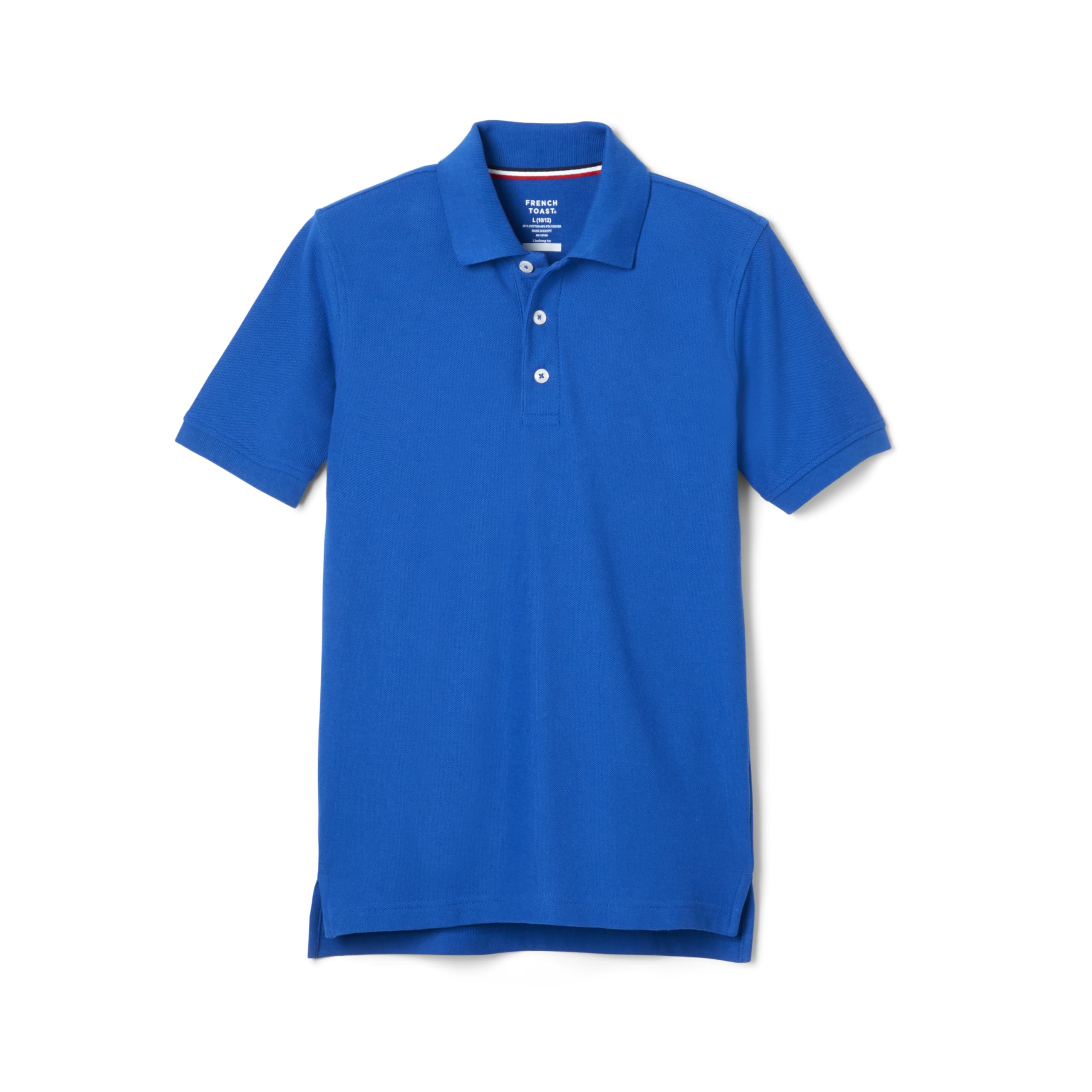 French Toast Men's Short Sleeve Pique Polo Shirt - Comfortable Cotton Casual Top for Golf, Work & Everyday Wear