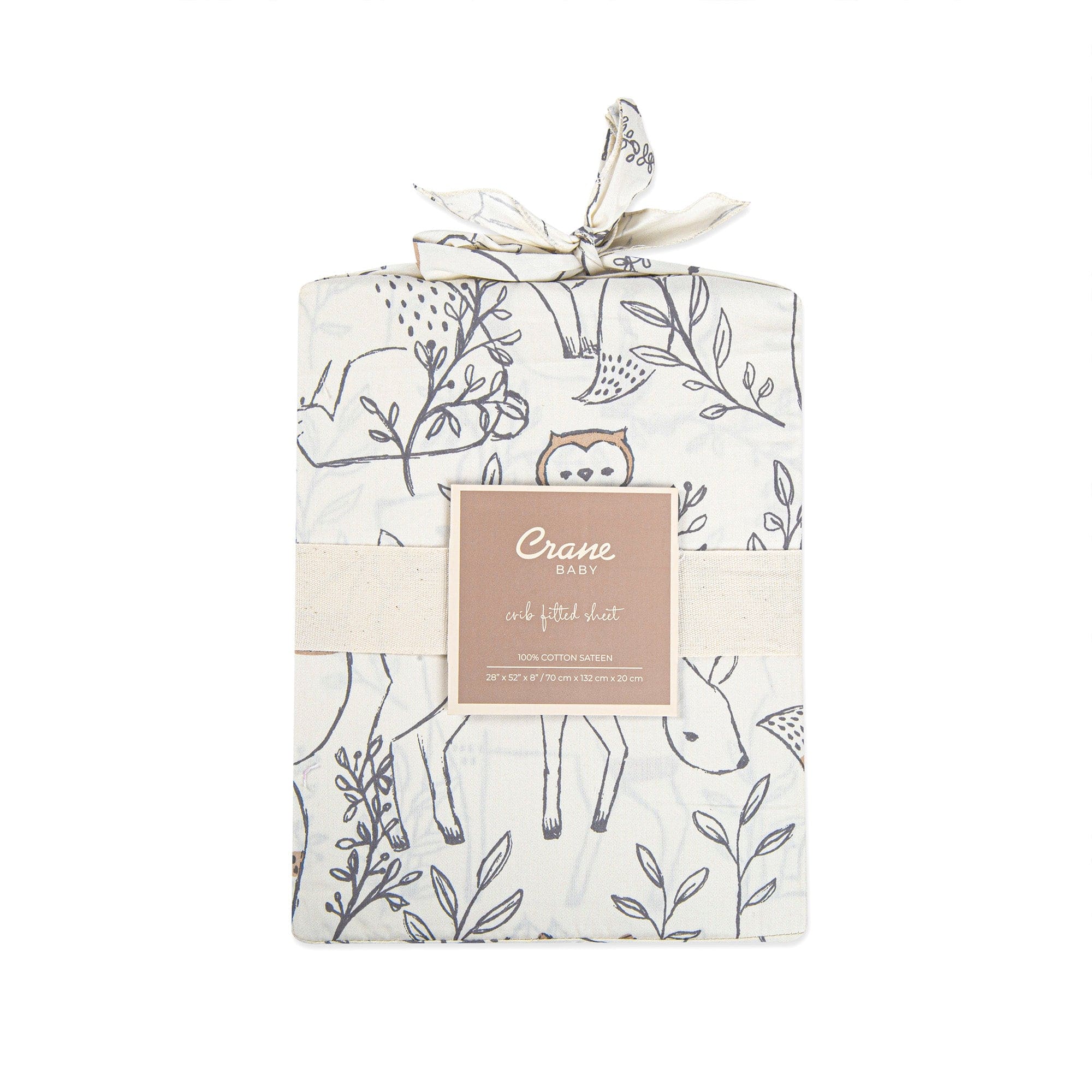 Soft Organic Cotton Fitted Crib Sheet for Baby Crib - Breathable & Hypoallergenic Nursery Bedding - Perfect for Newborns, Infants & Toddlers - Ideal for Daycare, Nursery or Home Use