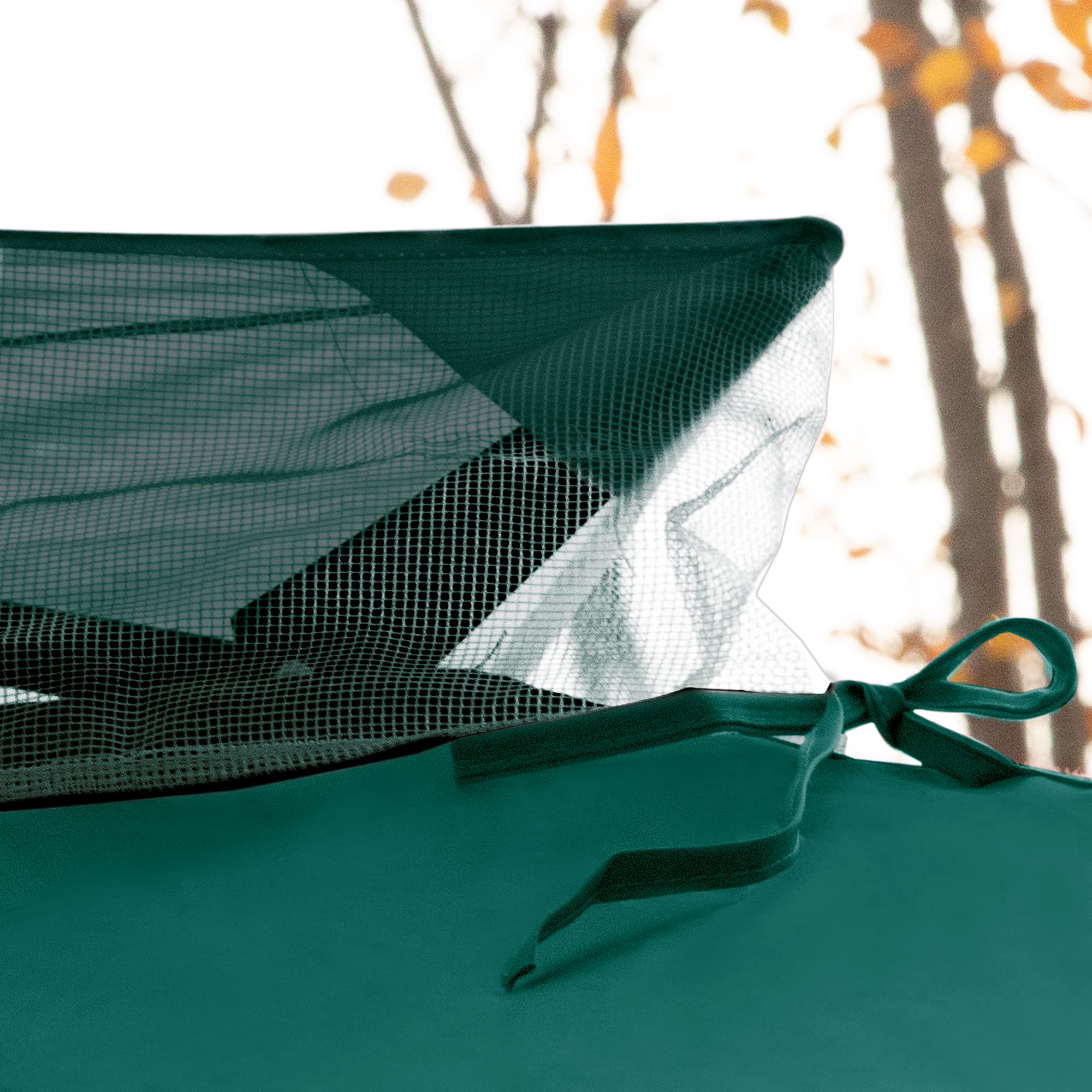 Joyside 11'x11' Pop Up Gazebo with Mosquito Netting & Sidewalls - Portable Outdoor Canopy Tent for Patios, Backyards, Weddings & Camping (Green)