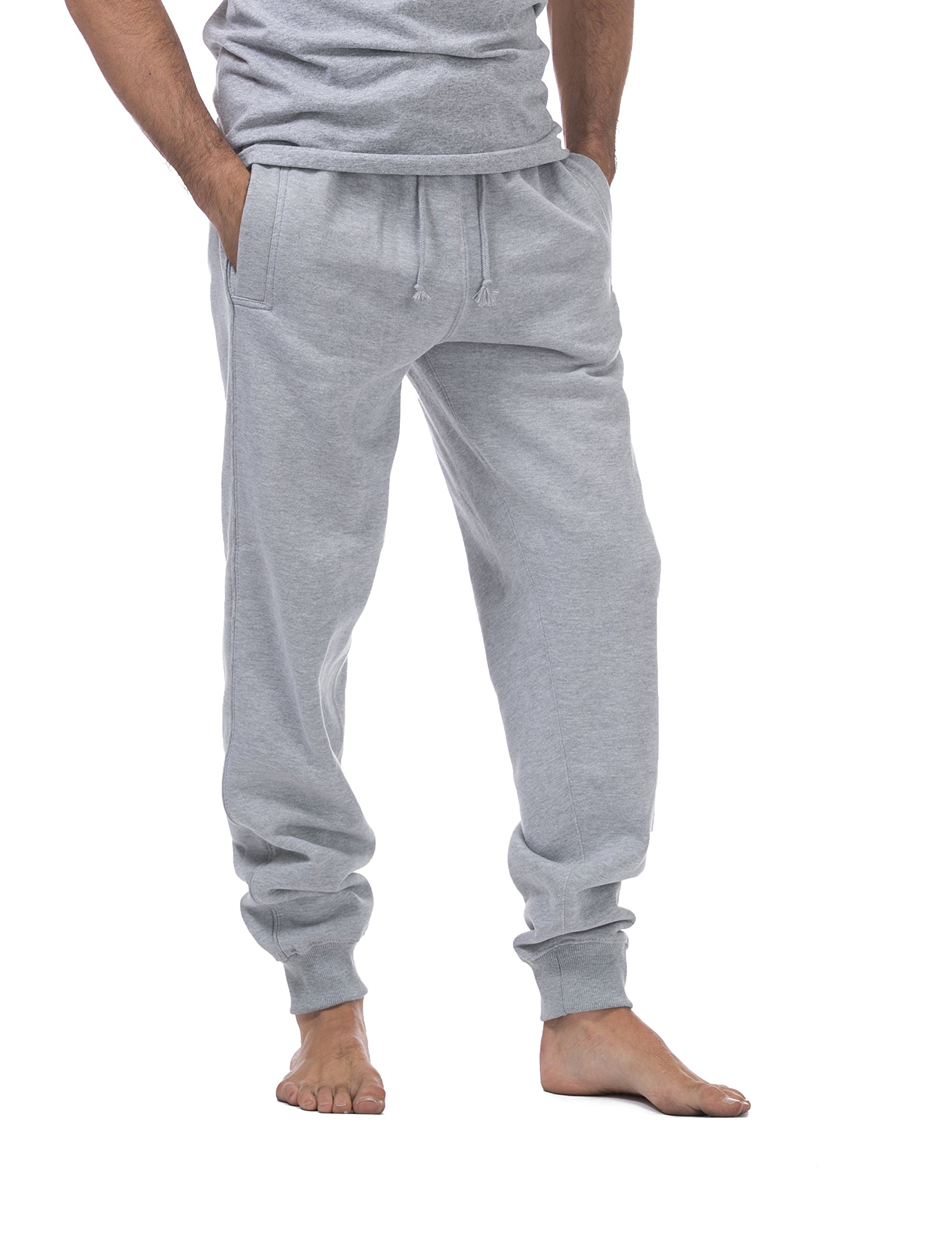 Pro Club Men's Fleece Jogger Pants - Soft & Warm Lounge Pants for Casual Wear, Workout, and Home Relaxation