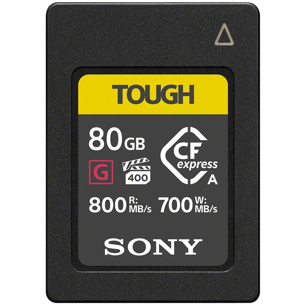 Sony Tough 80GB CFexpress Type A Memory Card - High-Speed Professional Camera Storage for 4K Video & Burst Photography - Perfect for Sony Alpha Mirrorless Cameras and Professional Videography