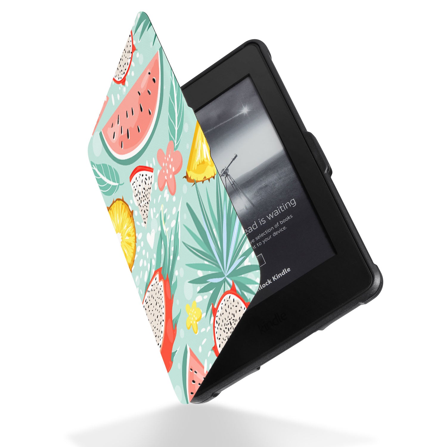 Premium Kindle Case with Tropical Fruits Design - Waterproof & Lightweight Cover for Kindle Paperwhite/Oasis - Perfect for Travel, Reading at Home, and Outdoor Adventures