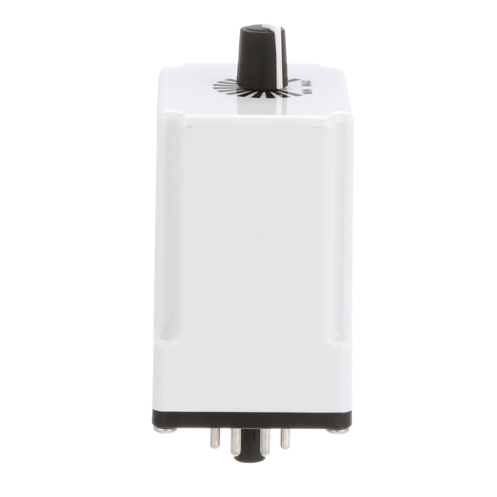 Schneider Electric Square D JCK Timer Relay - Plug-in On Delay, Adjustable 0.6-60 Sec, 10A 240VAC/24VAC-DC - Perfect for HVAC, Industrial Automation & Lighting Control Systems